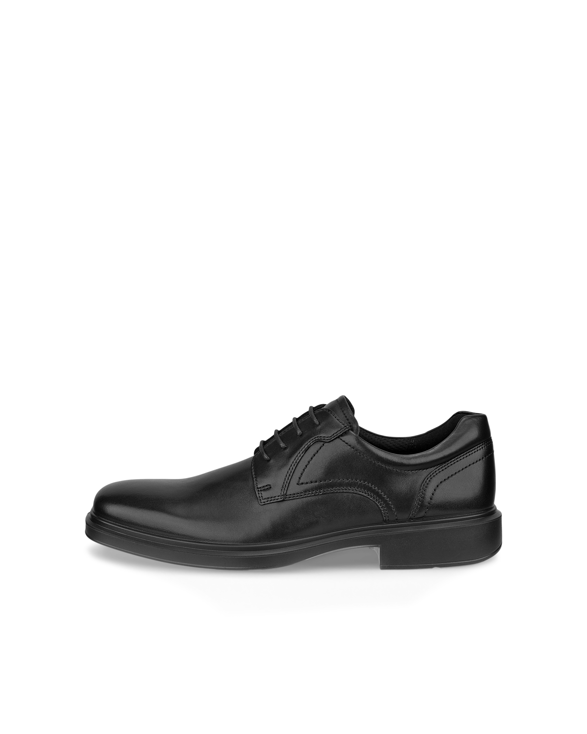 Men's ECCO® Helsinki 2 Leather Derby Shoe - Black - Outside