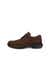 Men's ECCO® Fusion Leather Apron-Toe Derby Shoe - Brown - Outside