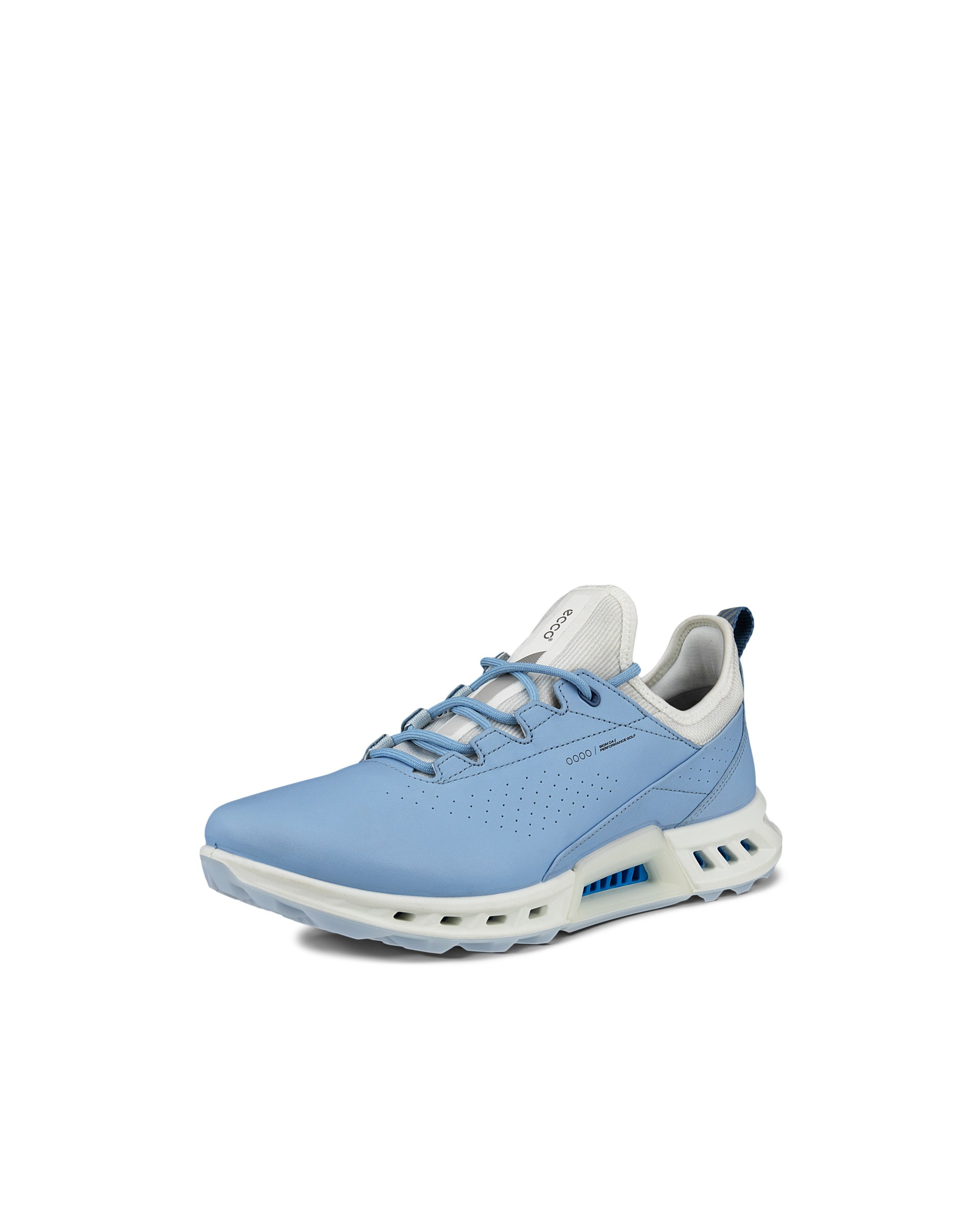 Ladies ECCO® Golf Biom C4 Leather Gore-Tex Golf Shoe - Blue - Main