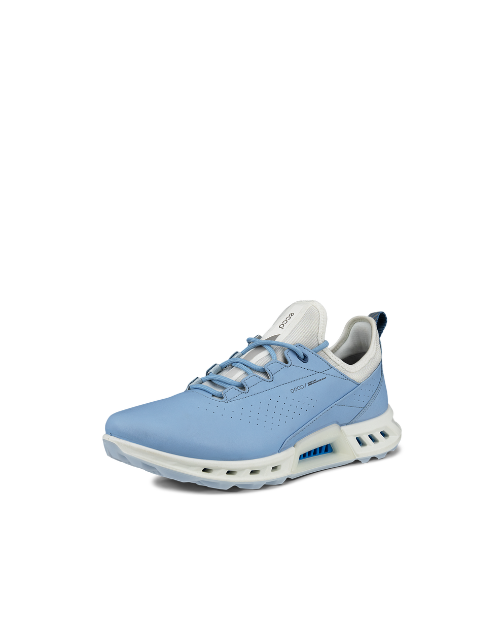 Ladies ECCO® Golf Biom C4 Leather Gore-Tex Golf Shoe - Blue - Main