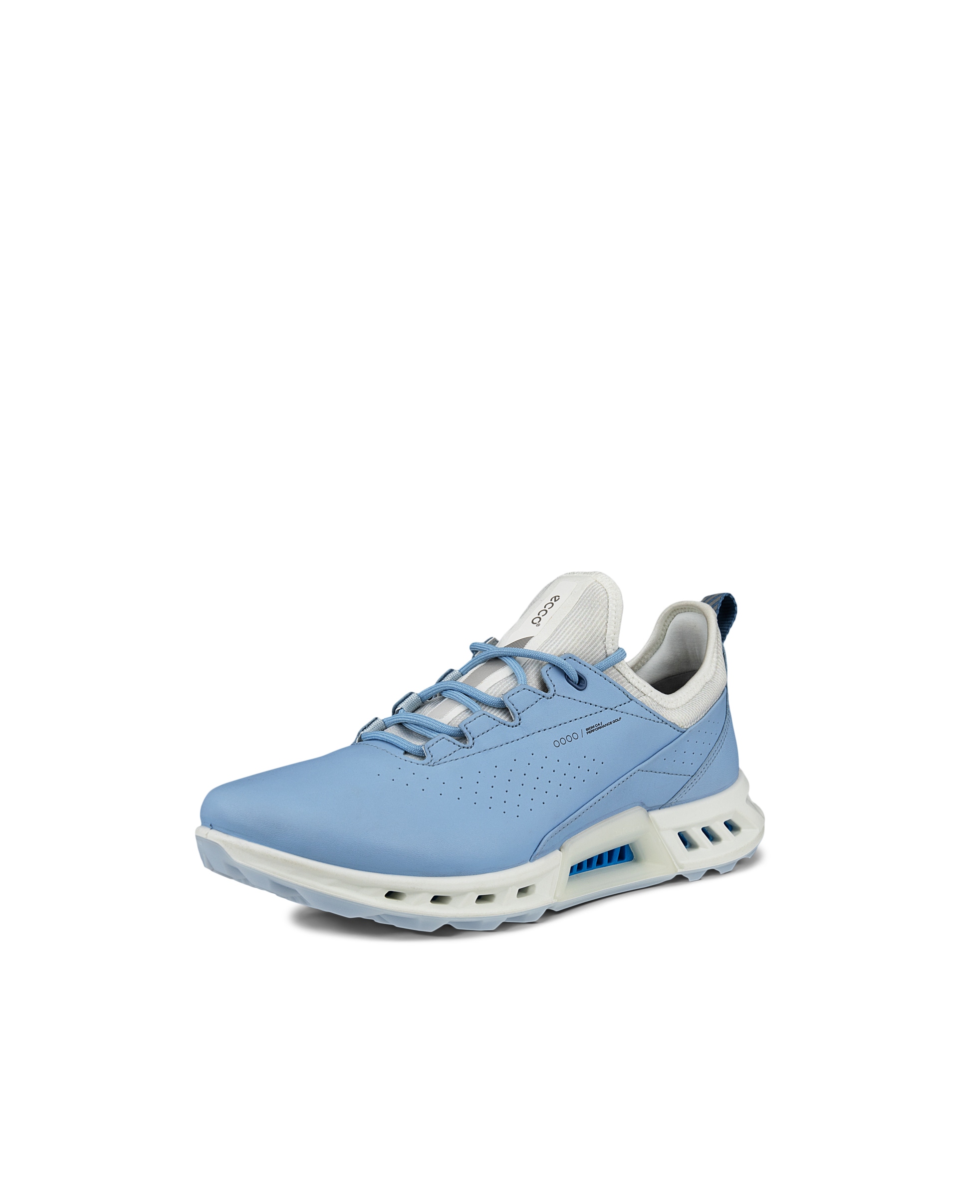 Ladies ECCO® Golf Biom C4 Leather Gore-Tex Golf Shoe - Blue - Main