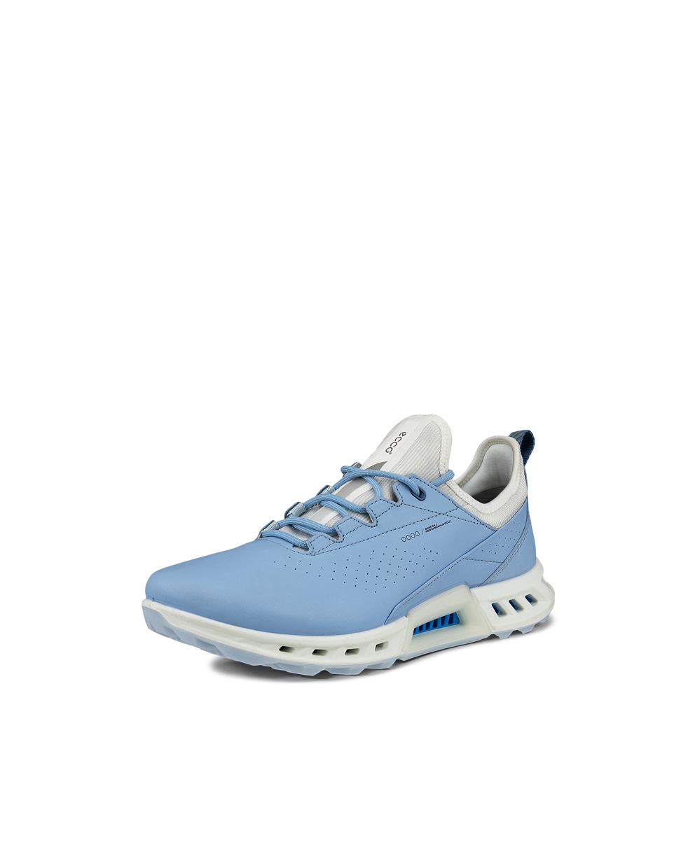 Ladies ECCO® Golf Biom C4 Leather Gore-Tex Golf Shoe - Blue - Main