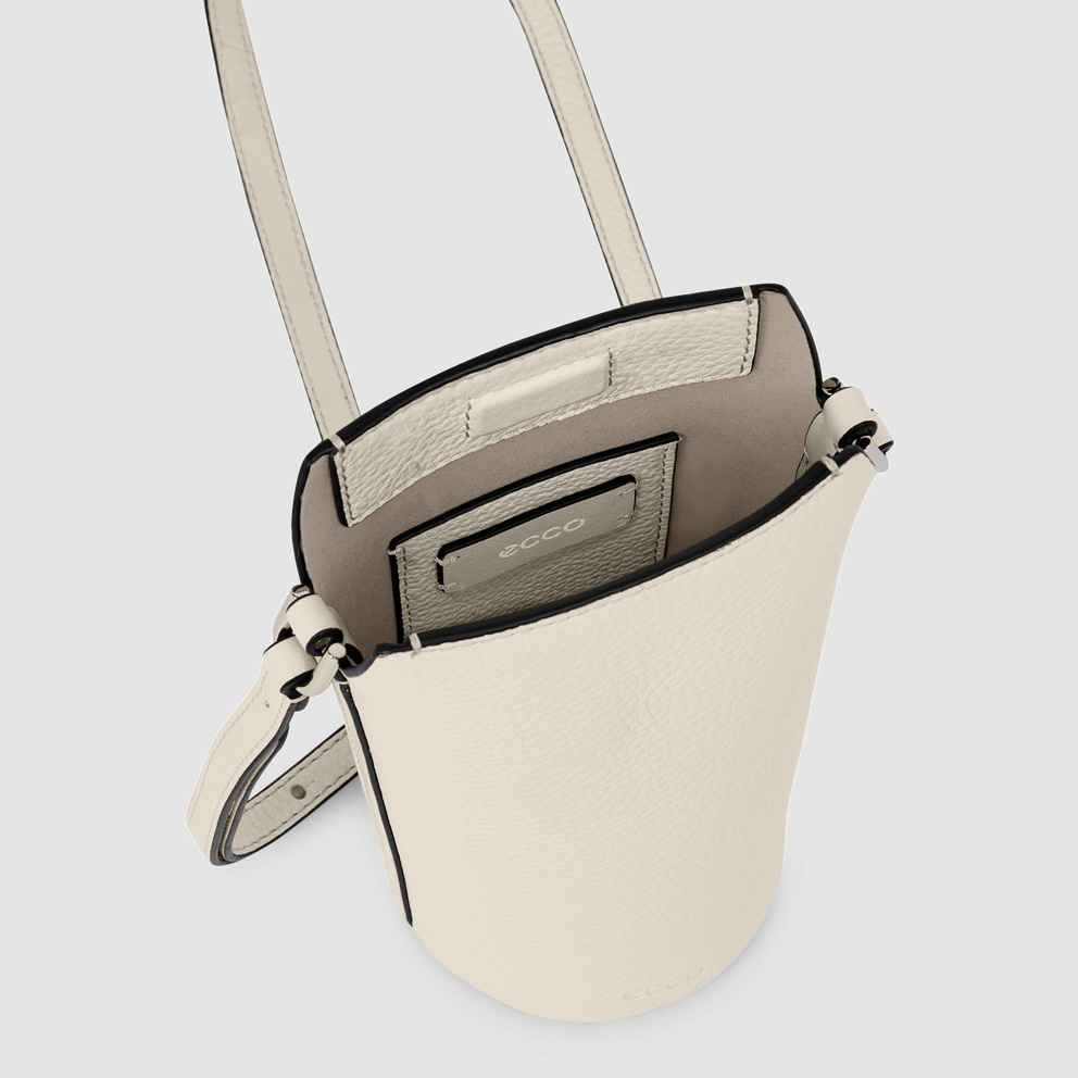 ECCO® Pot Leather Crossbody Bag - Beige - Inside