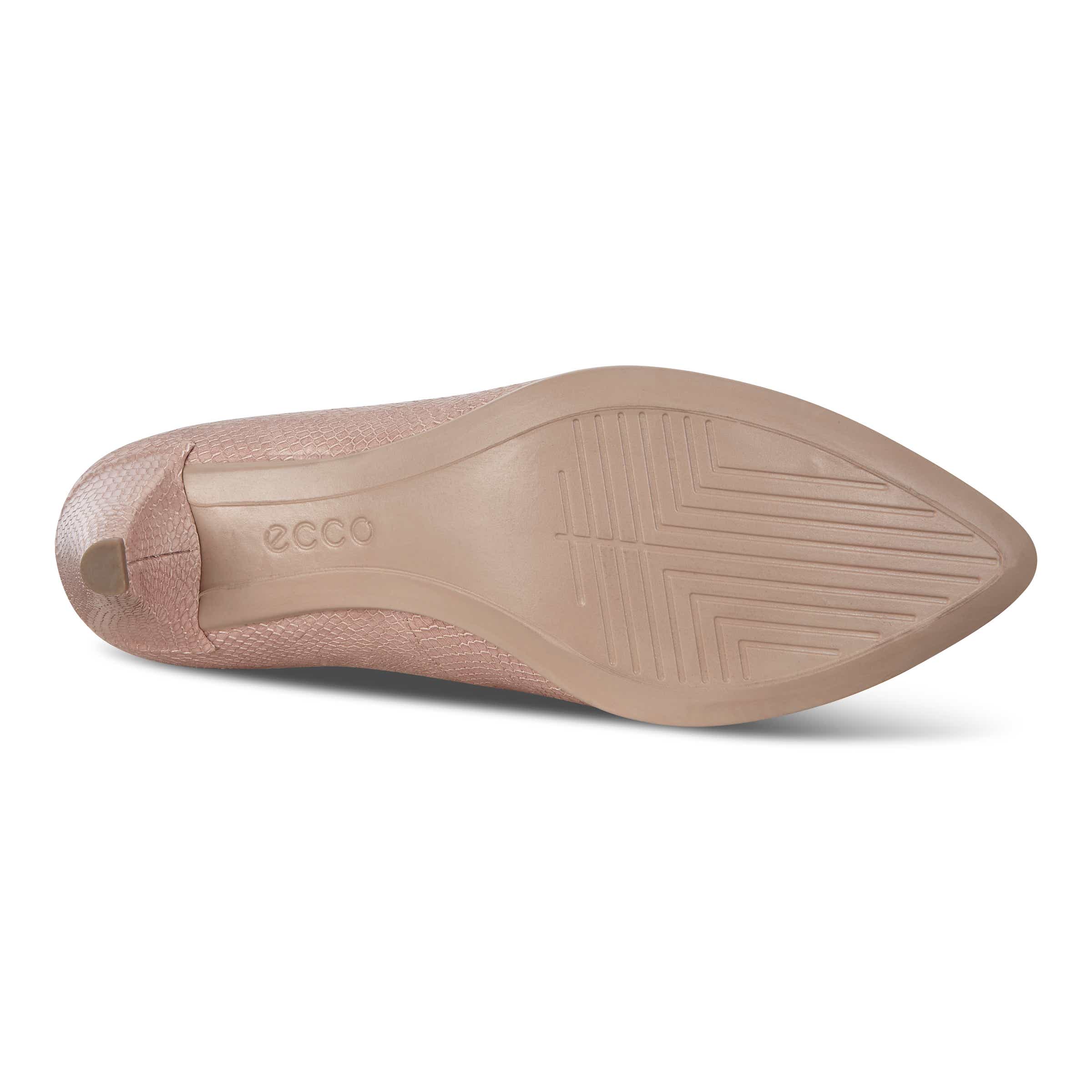 ECCO Shape 45 Women's Pointy Sleek Heels - Beige - Sole