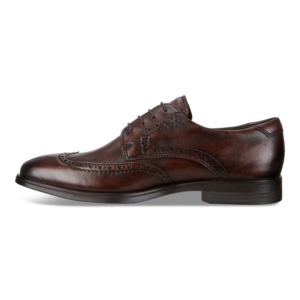 ECCO Melbourne Shoe - Brown - Inside