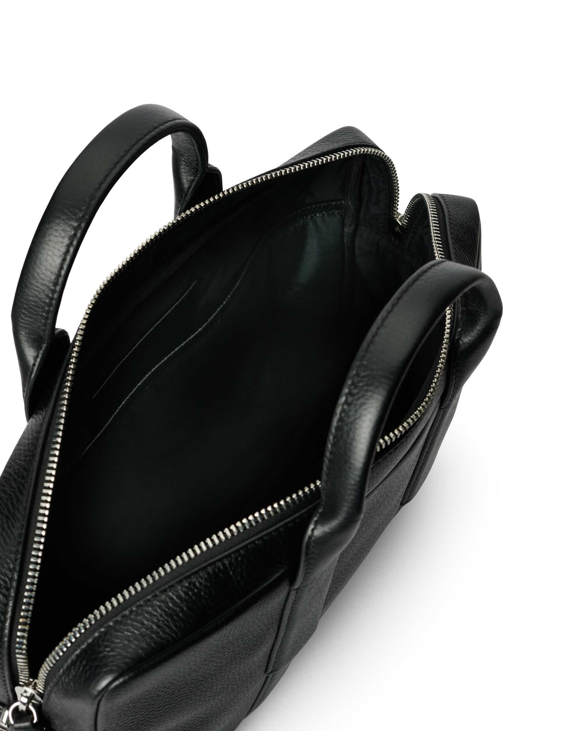 ECCO City Laptop Bag - Black - Inside