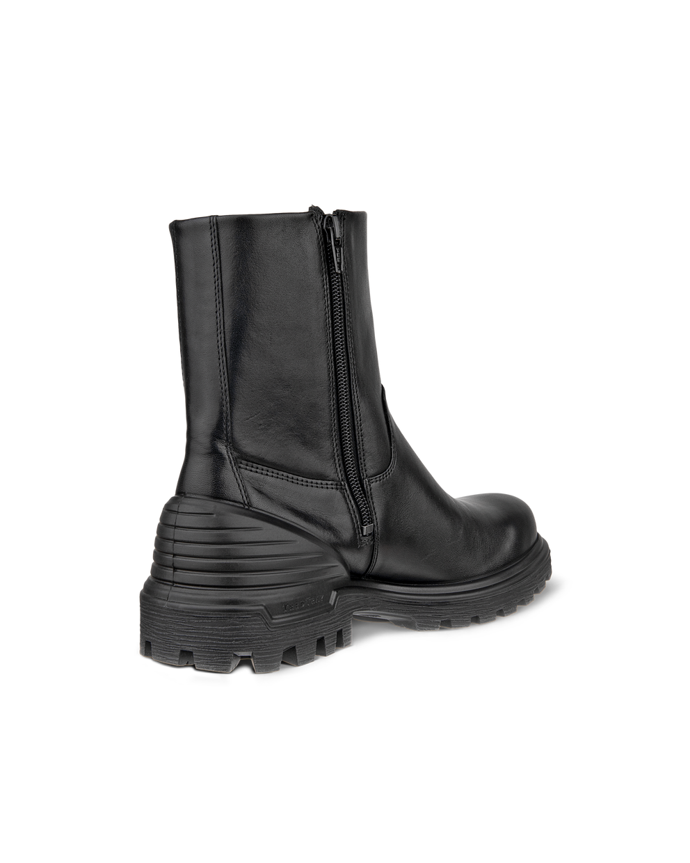 Coldlined Zip Boot - Black - Back