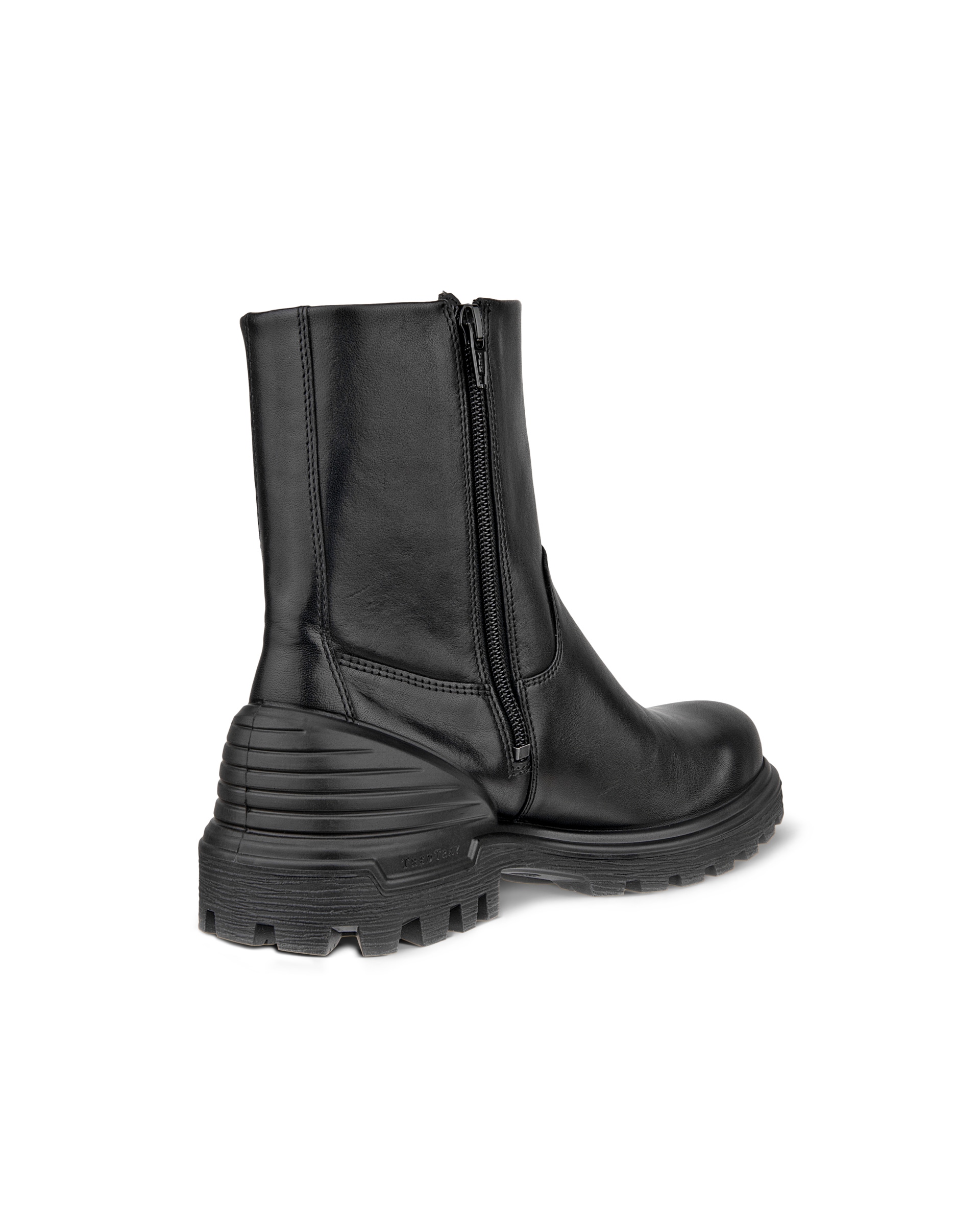 Coldlined Zip Boot - Black - Back