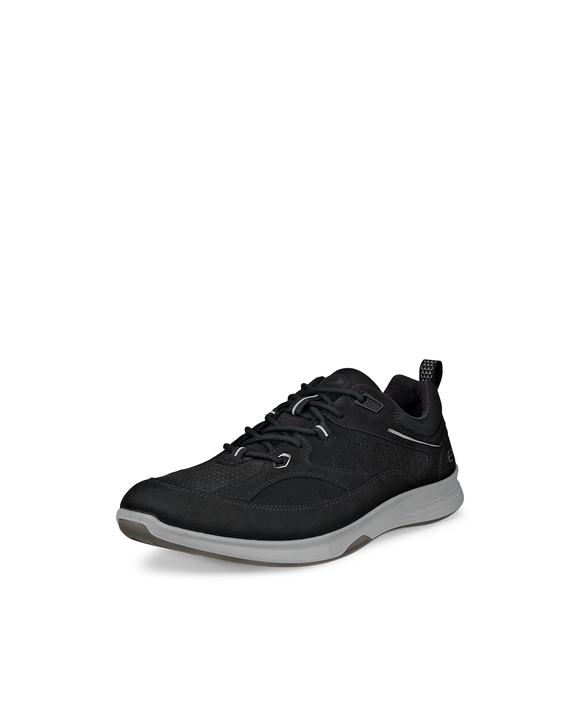 Men's ECCO® Exceed Nubuck Walking Shoe - Black - Main