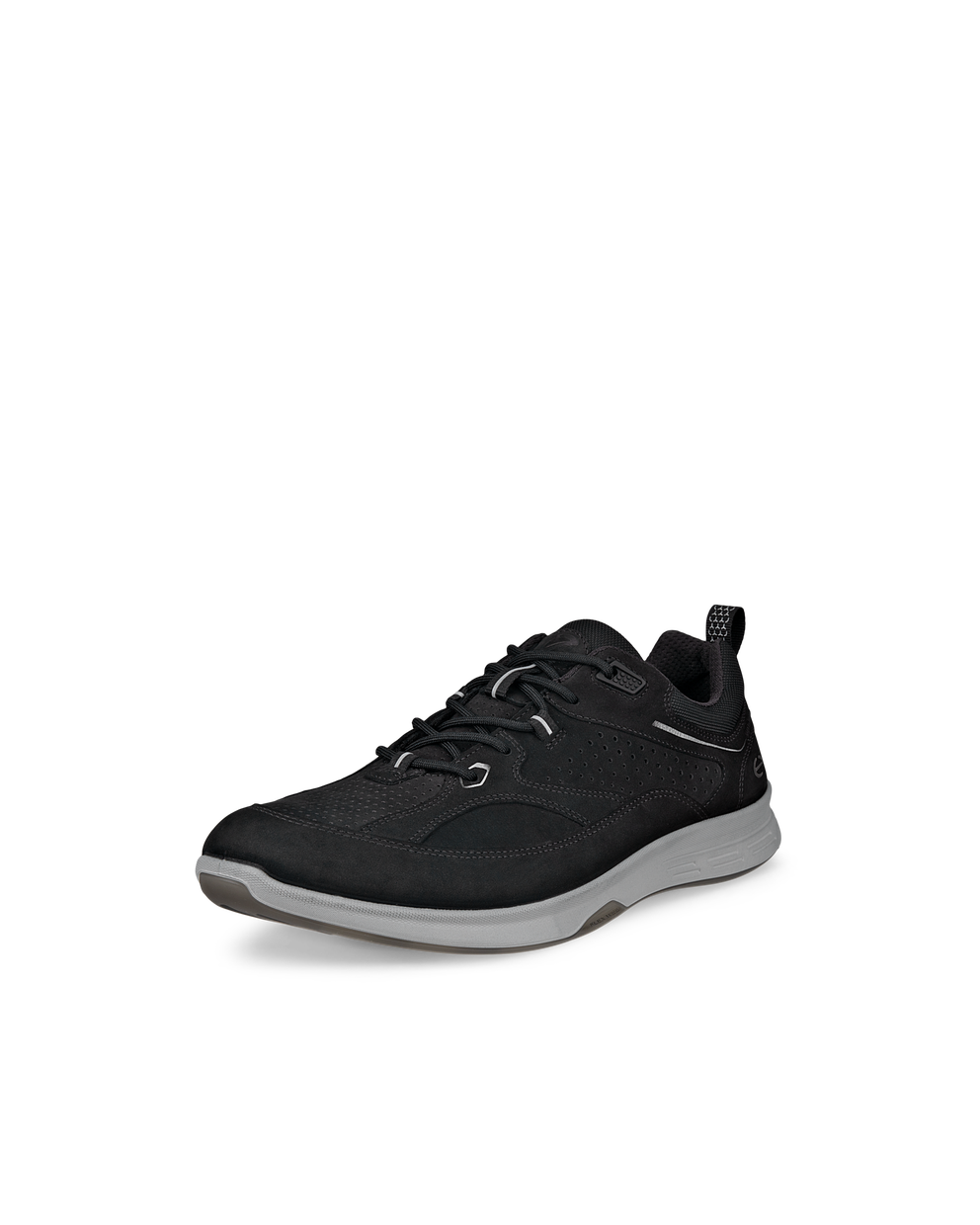 Men's ECCO® Exceed Nubuck Walking Shoe - Black - Main