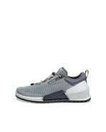 Men's ECCO® Biom 2.0 Low Breathru Textile Sneaker - Grey - Outside