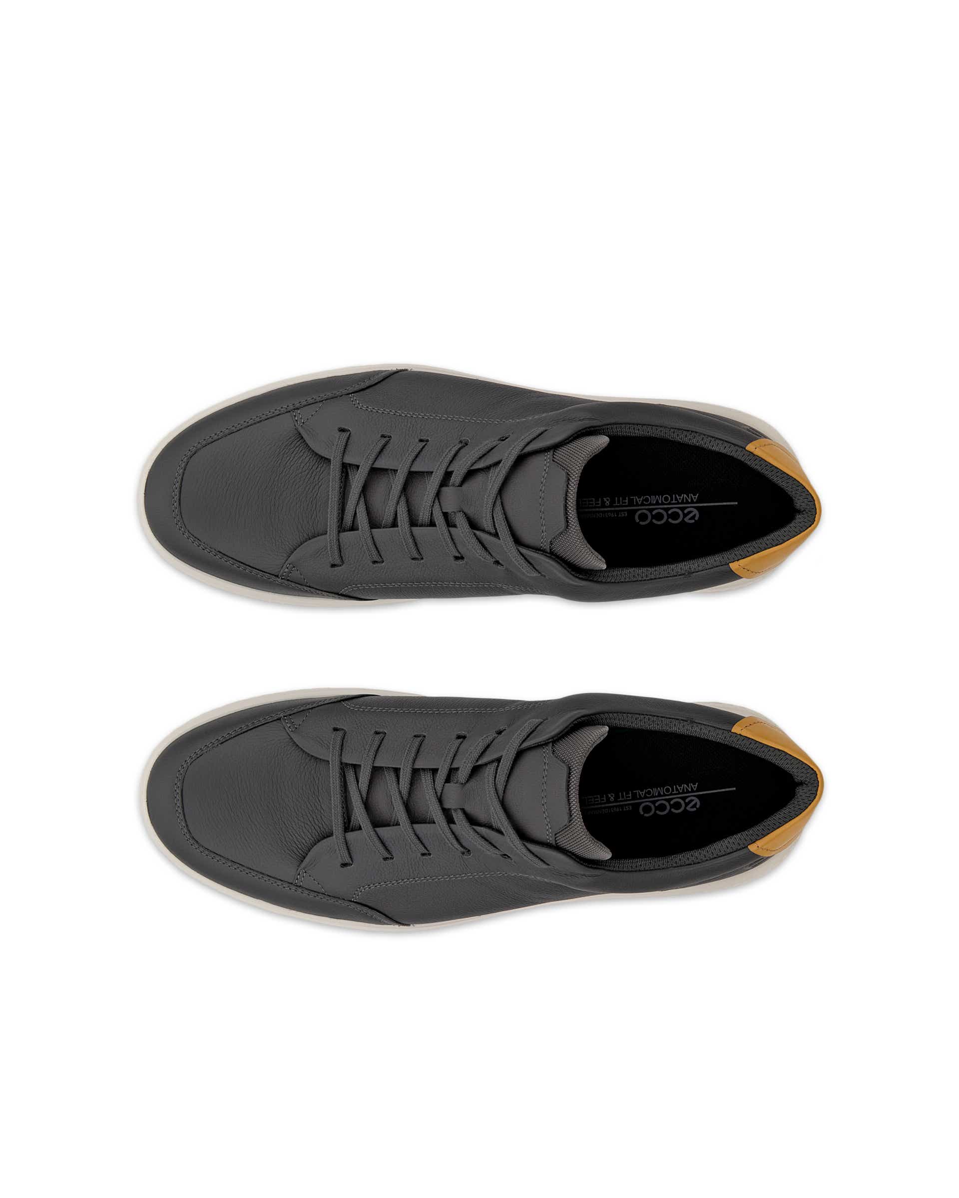 Pánska kožená obuv ECCO® MOVE - Sivá - Top left pair