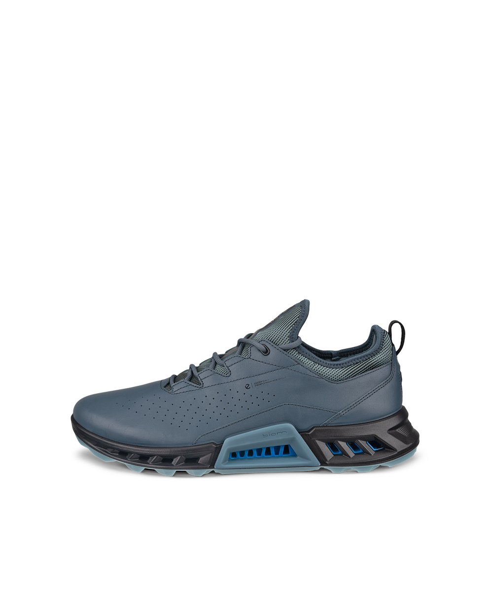 Zapatos golf de piel Gore-Tex ECCO® Golf Biom C4 para hombre - Azul - Outside