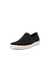 Zapatillas de nobuk sin cordones ECCO® Soft 7 para hombre - Negro - Main