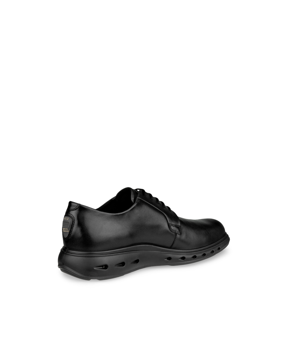 ECCO Men's Hybrid 720 Waterproof Derby Shoes - Black - Back