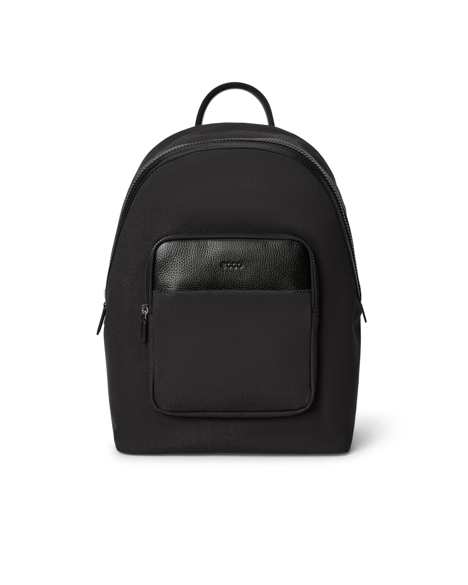 ECCO Large Textile Backpack Black