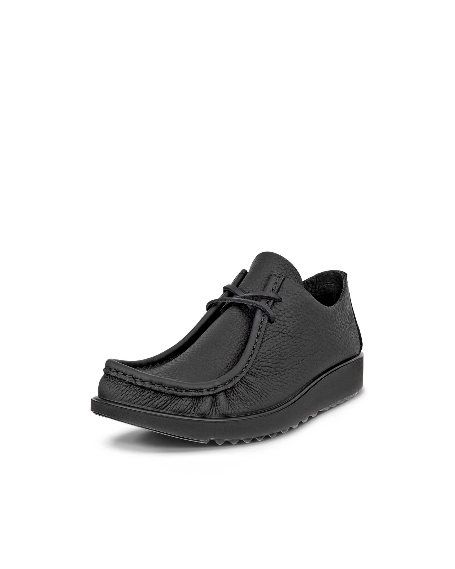 ECCO® JOKE chaussures à lacet en cuir pour homme - Noir - Main