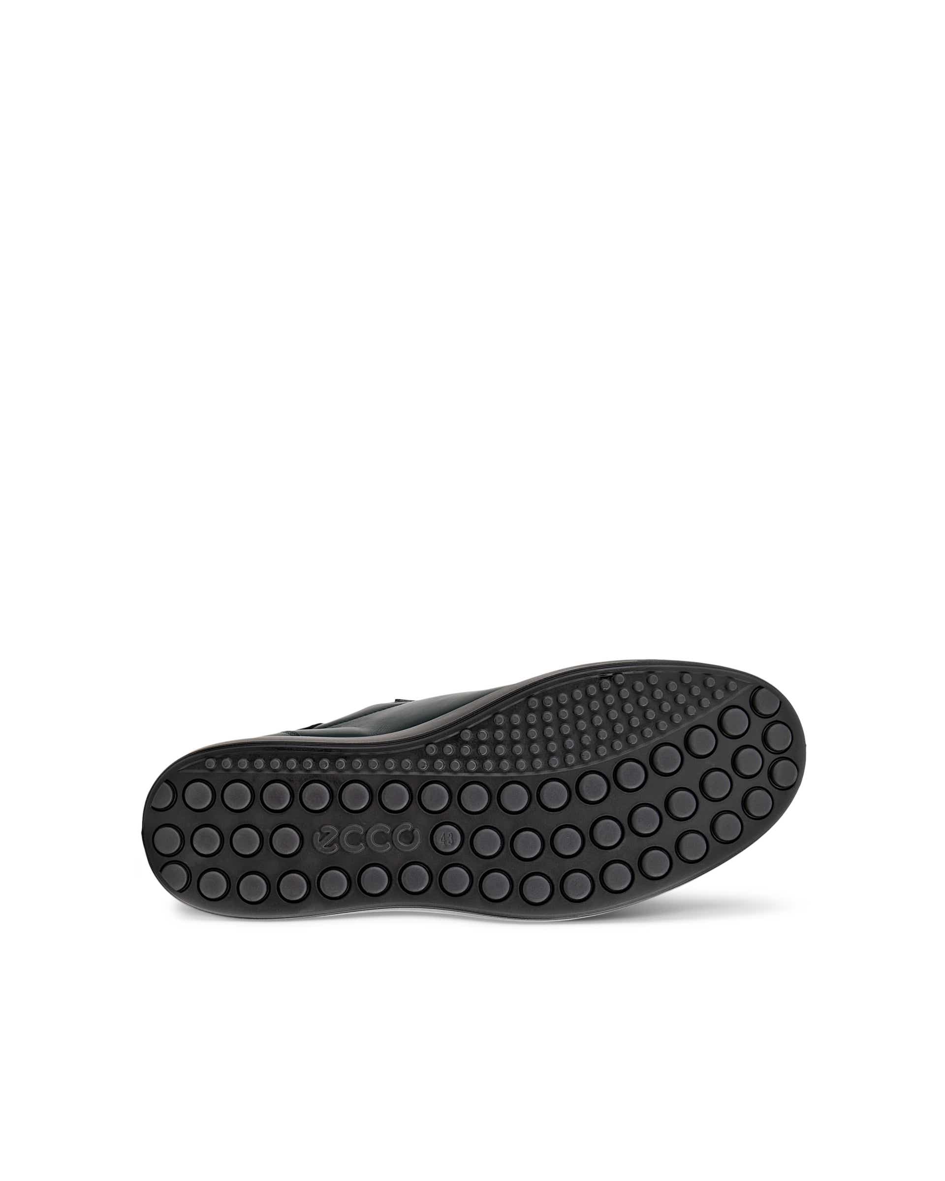 Men's ECCO® Soft 7 Leather Slip-In Sneaker - Green - Sole