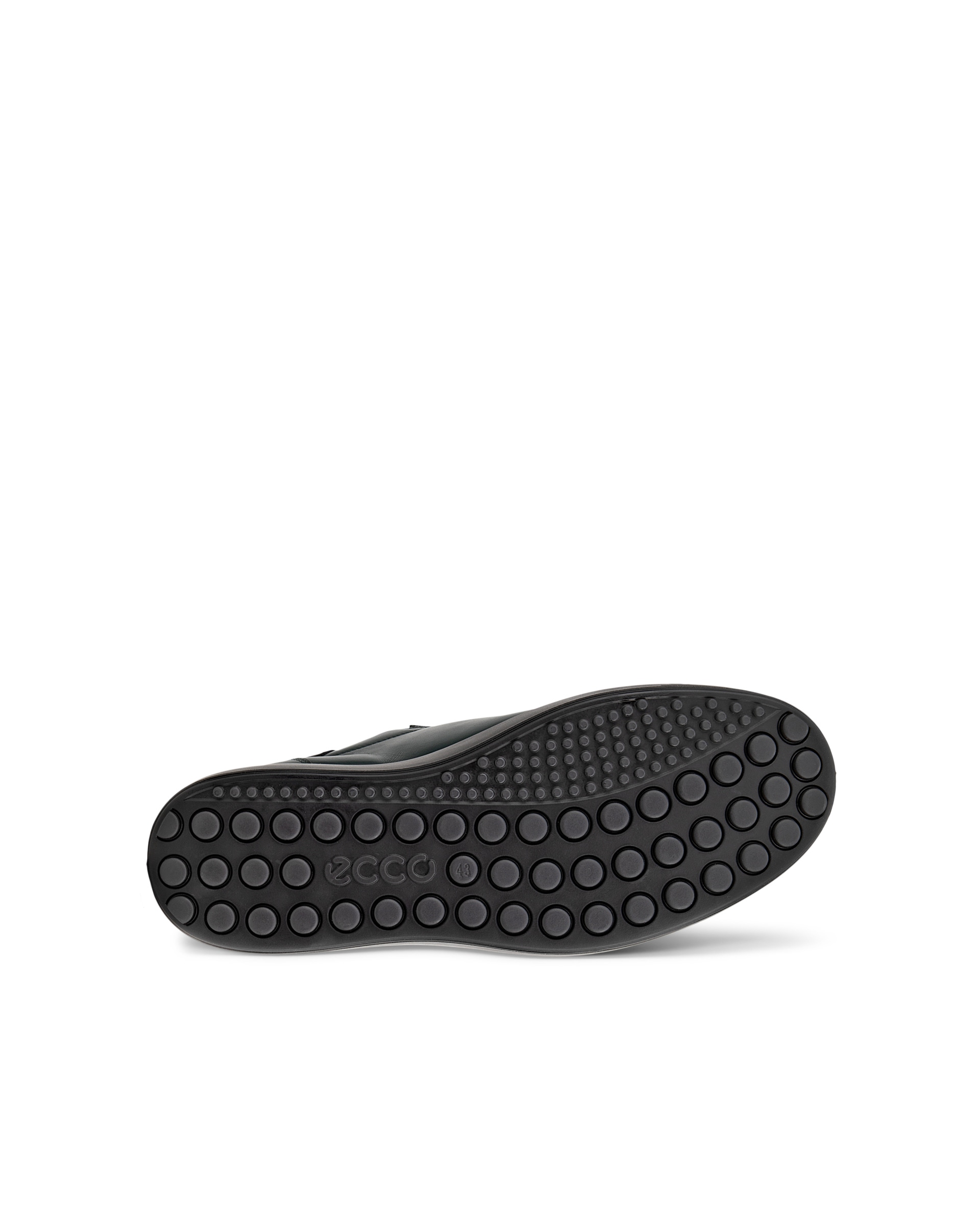 Men's ECCO® Soft 7 Leather Slip-In Sneaker - Green - Sole