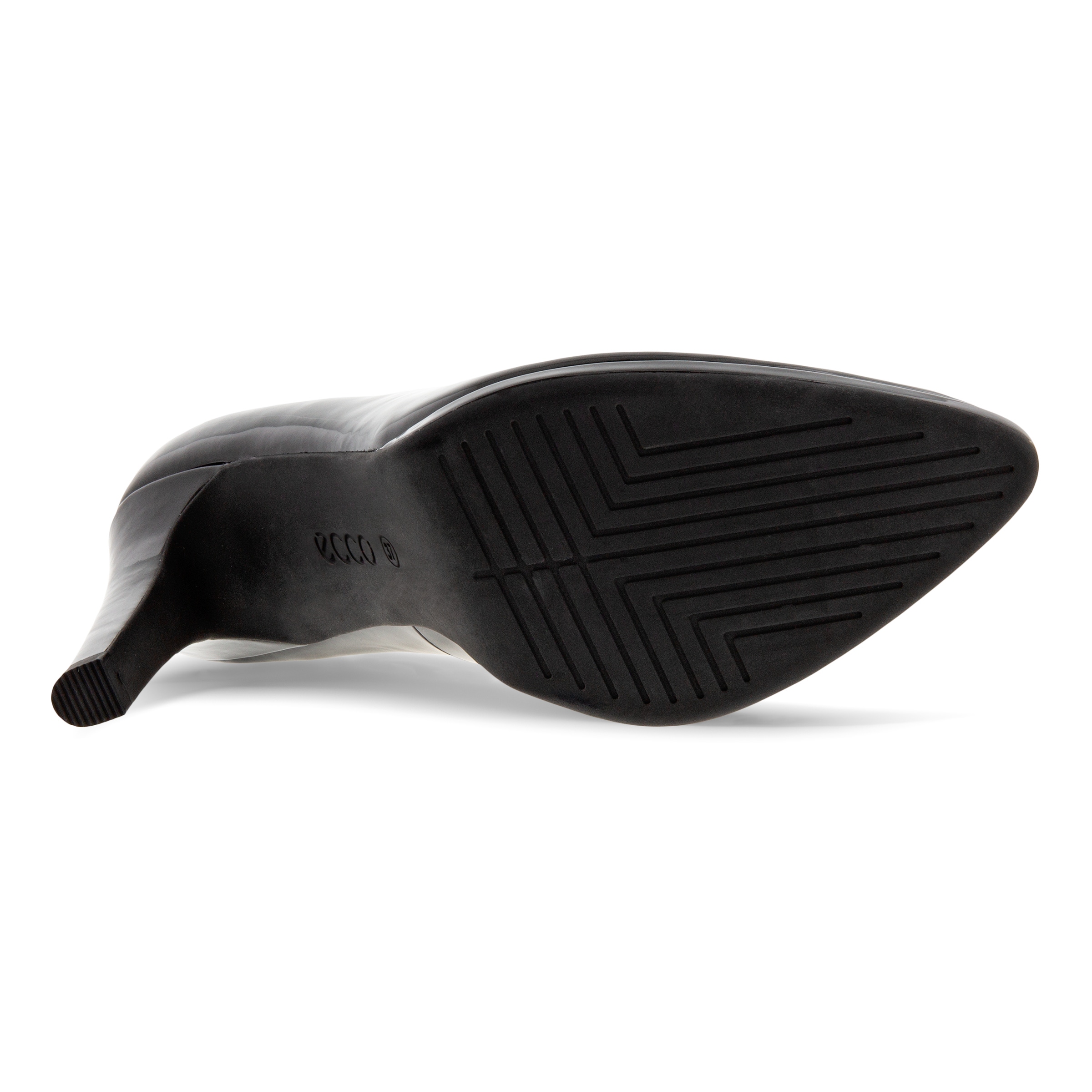 Zapatos de tacón alto de piel ECCO® Elevate Plateau 75 para mujer - Negro - Sole