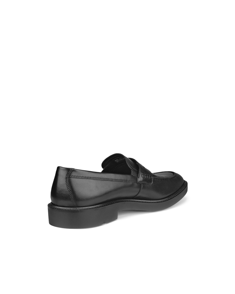 Men's ECCO® Metropole London Leather Moc-Toe Shoe - Black - Back