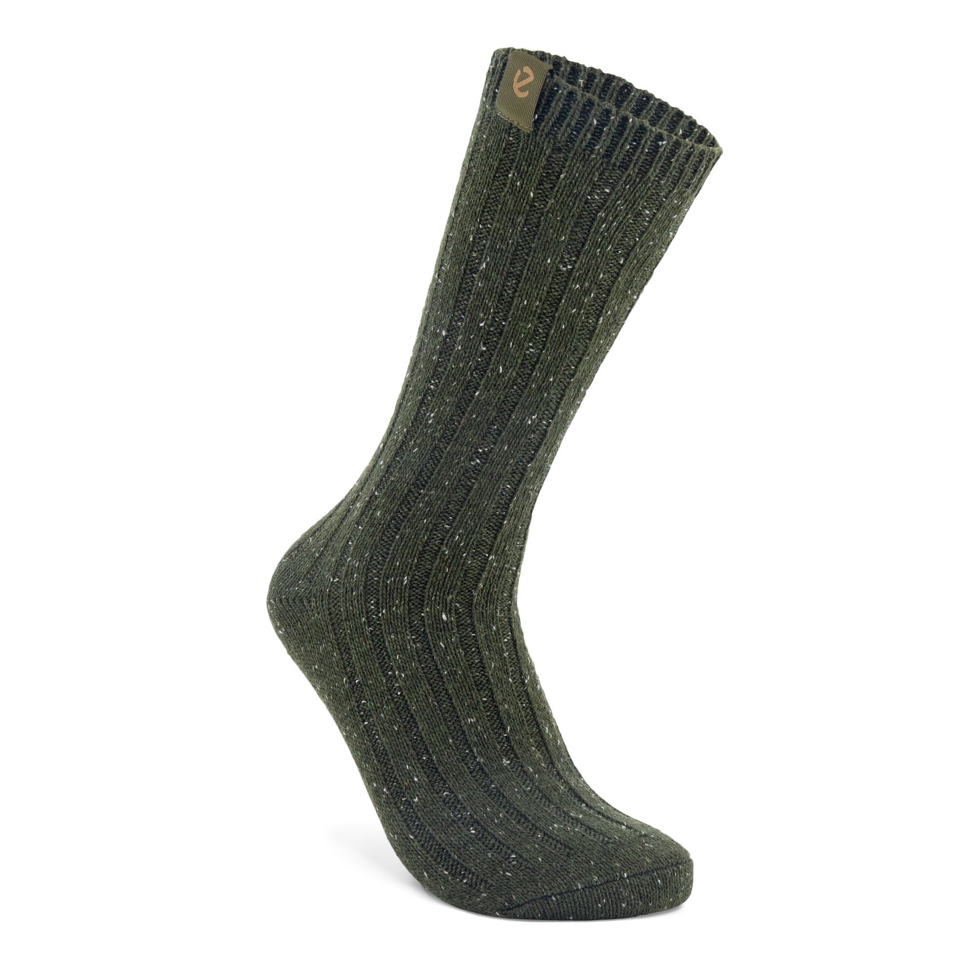 ECCO Hygge Ribbed Socks - Green - Main