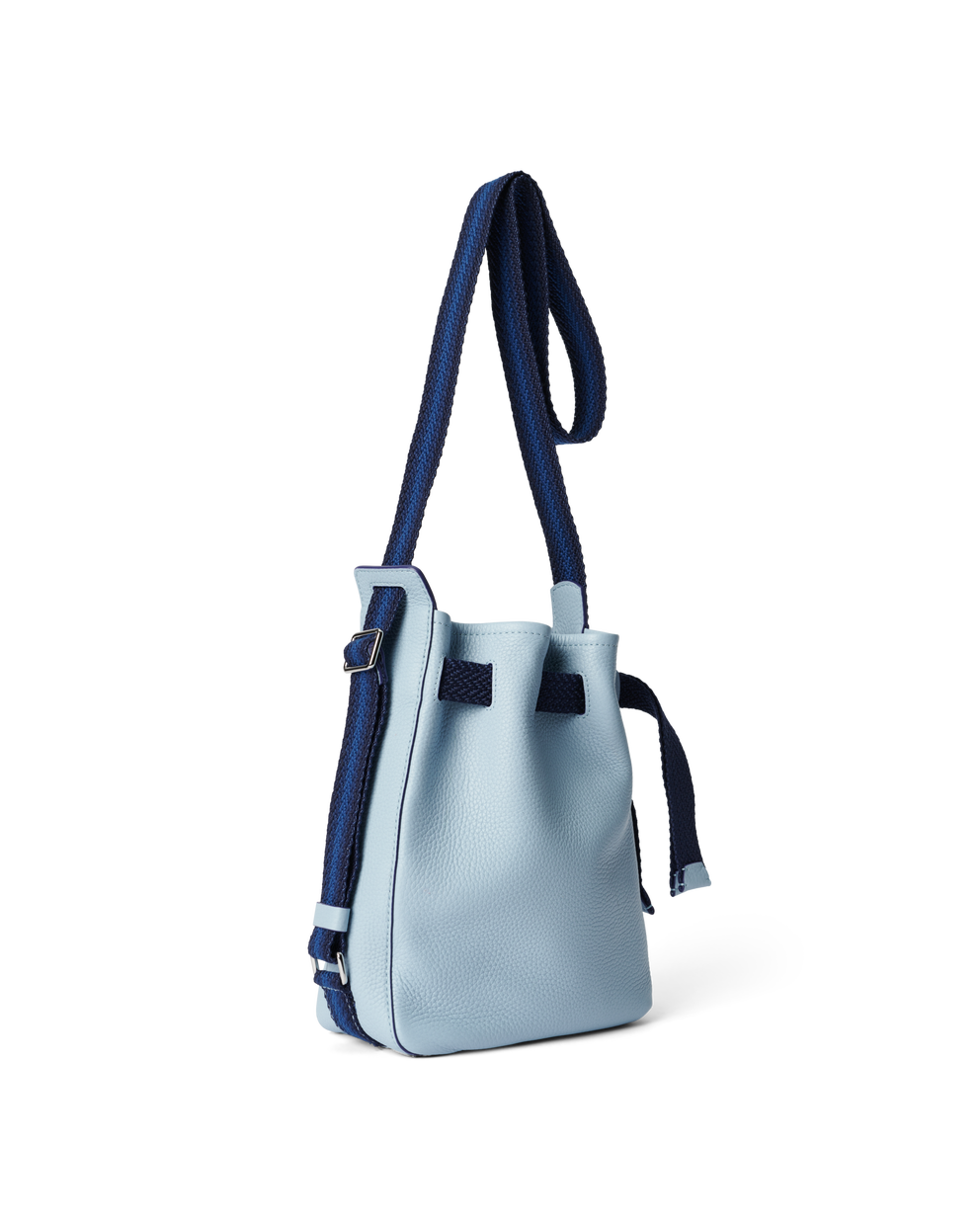 Bolso hobo de piel ECCO® Sail - Azul - Back