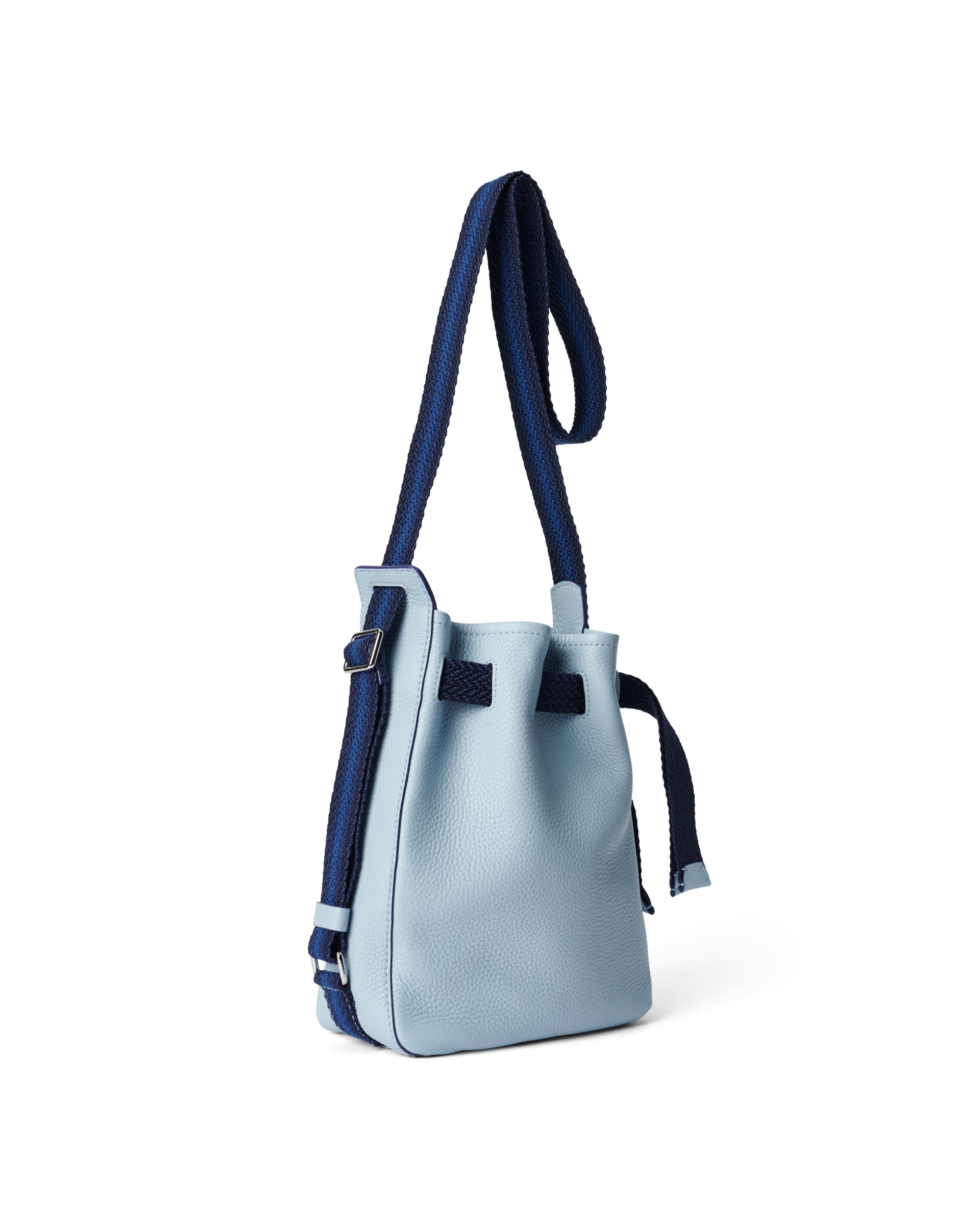 ECCO Sail Small レザーホーボーバッグ - 青 - Back