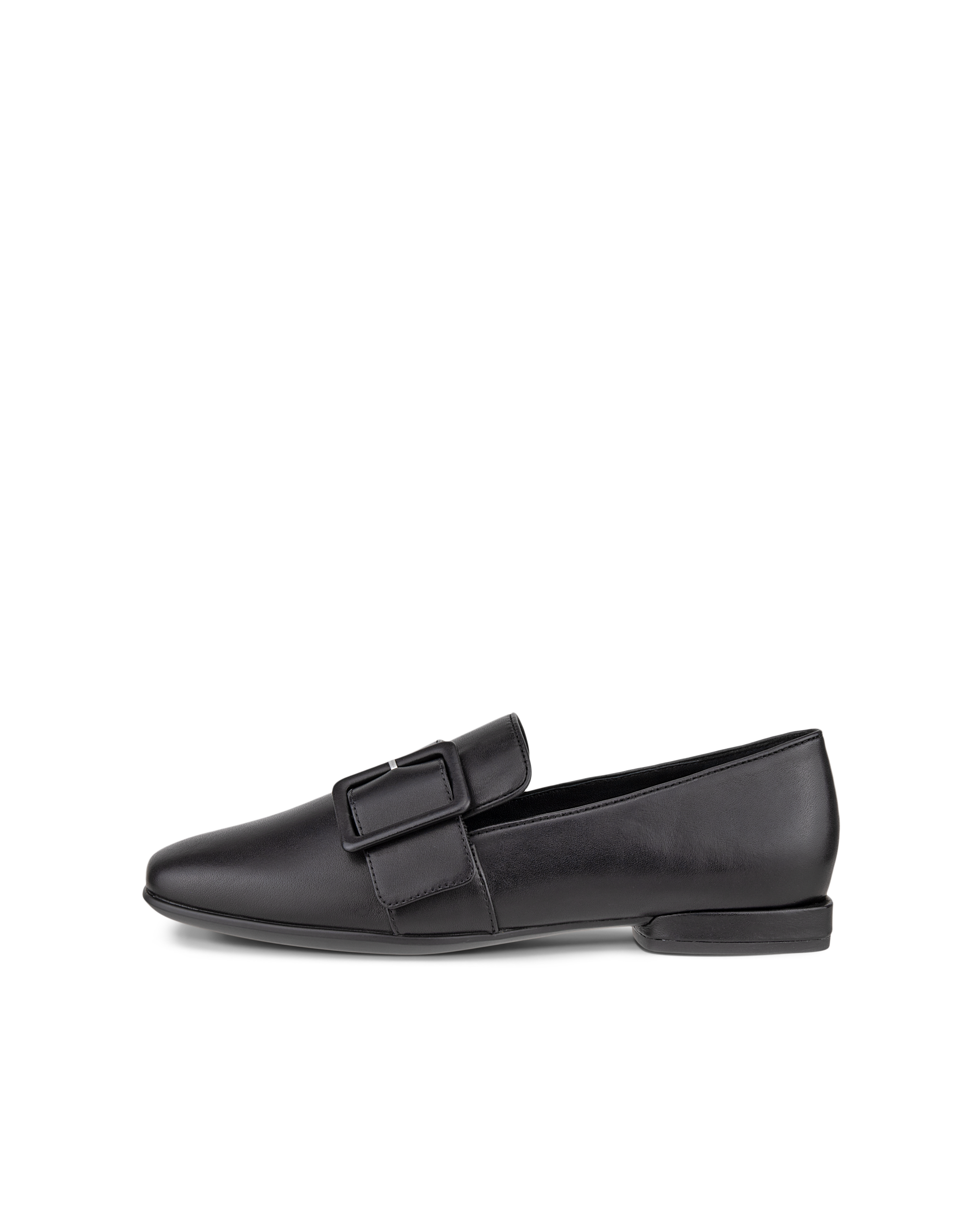 Women's ECCO® Anine Squared Leather Loafer | Black