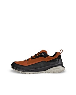 Men's ECCO® ULT-TRN Nubuck Waterproof Hiking Shoe - Brown - Outside