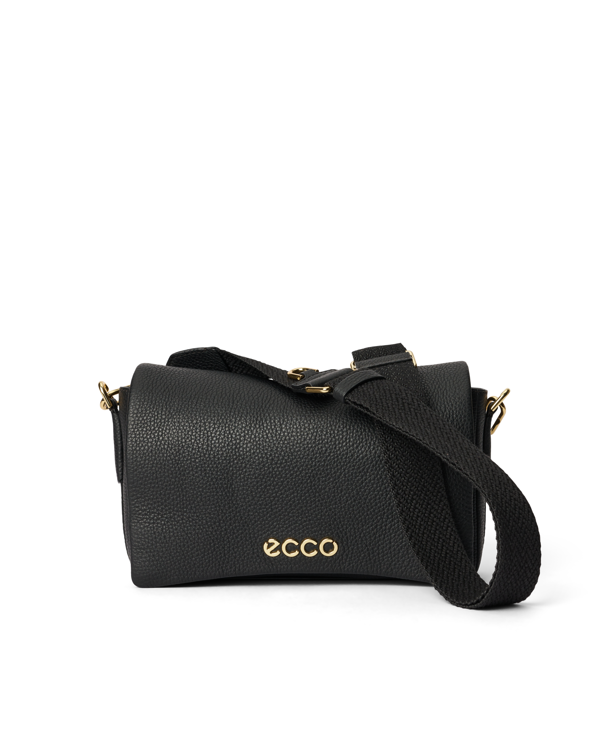 Bolso bandolera de piel ECCO® Pinch - Negro - Main