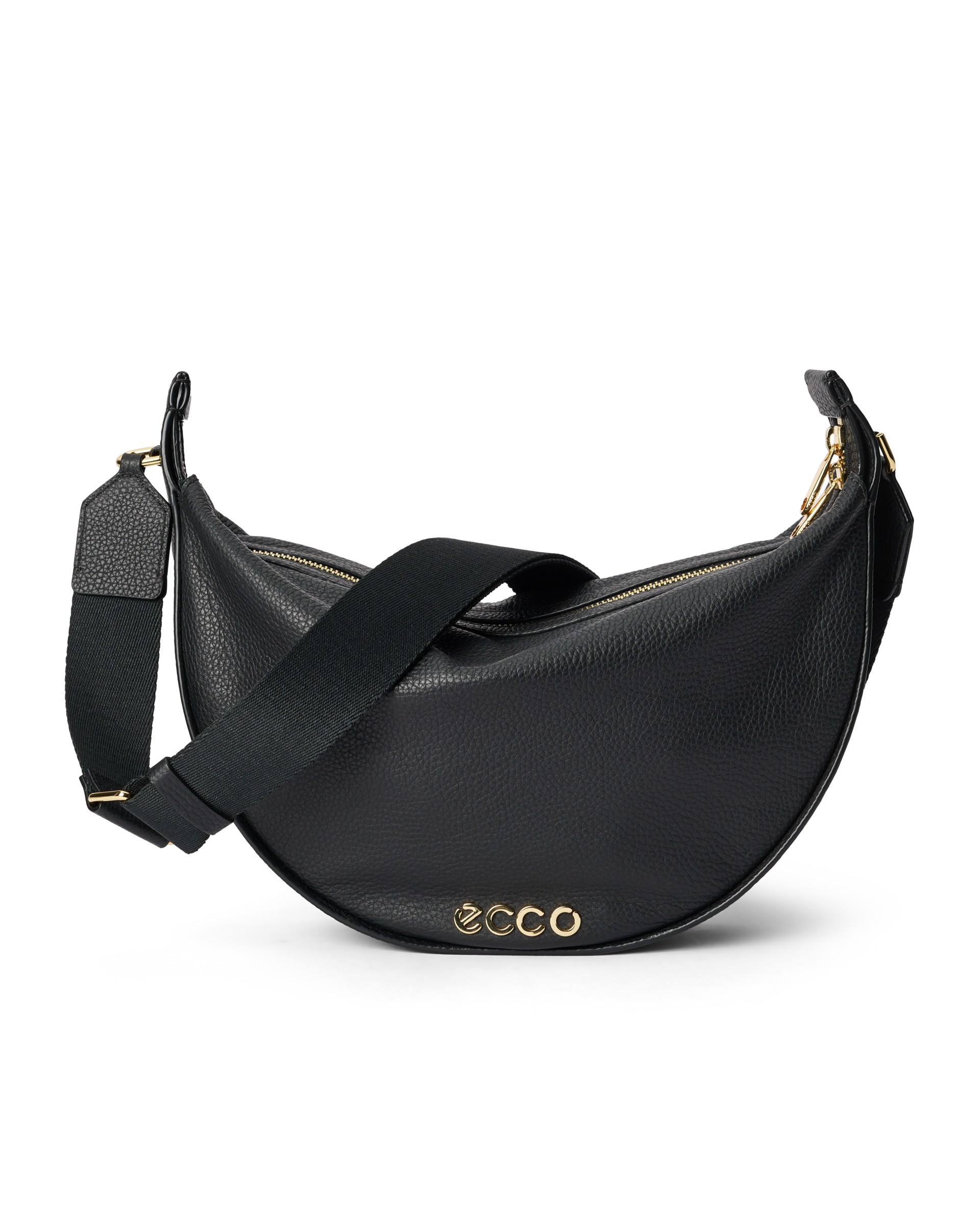 ECCO® Fortune sac bandoulière cuir - Noir - Main