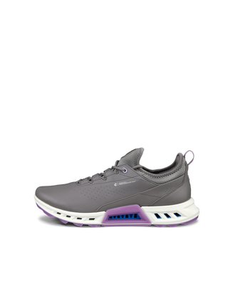 Zapatos golf de piel Gore-Tex ECCO® Golf Biom C4 para mujer - Gris - Outside