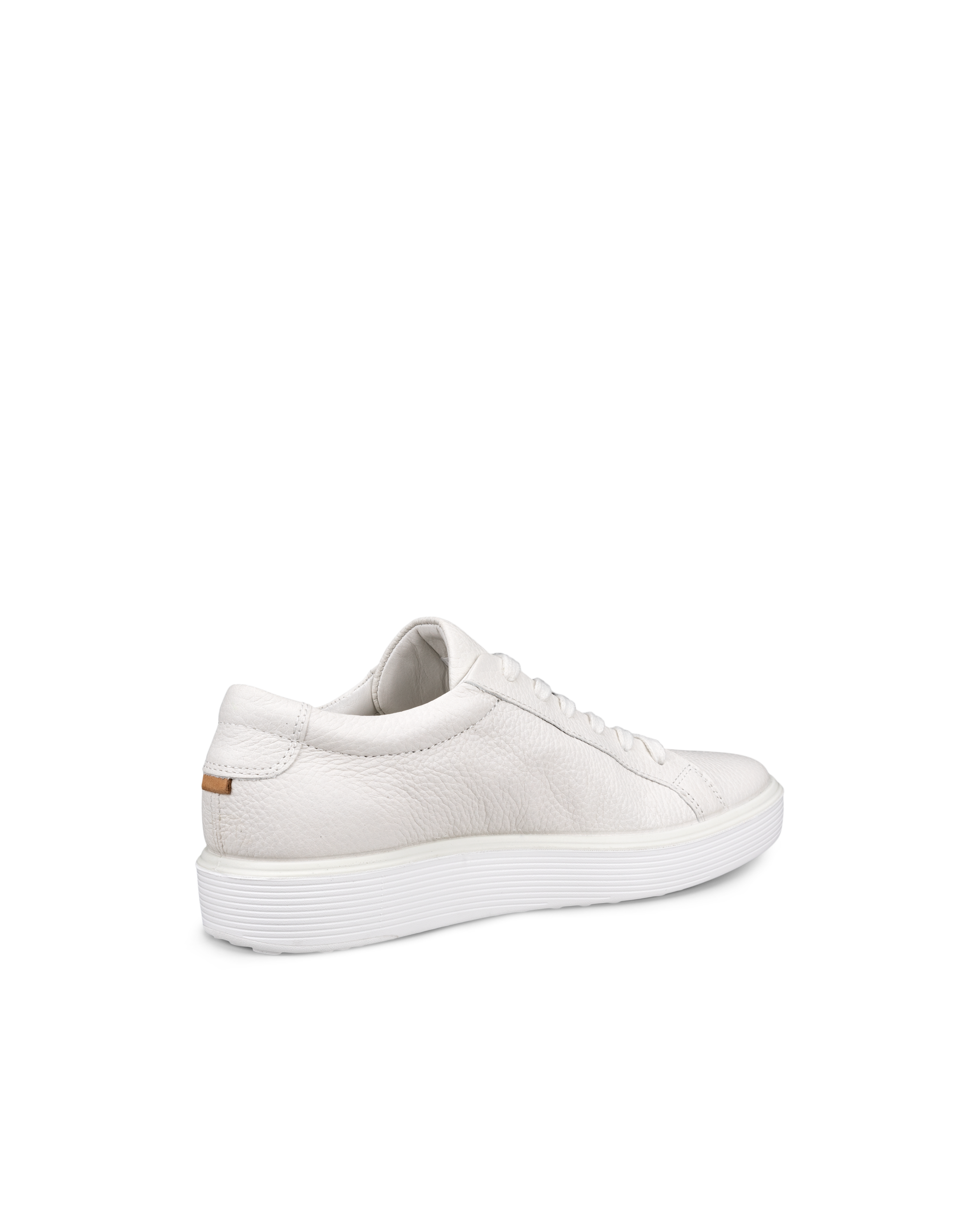 Women's ECCO® Soft 60 Leather Sneaker - White - Back