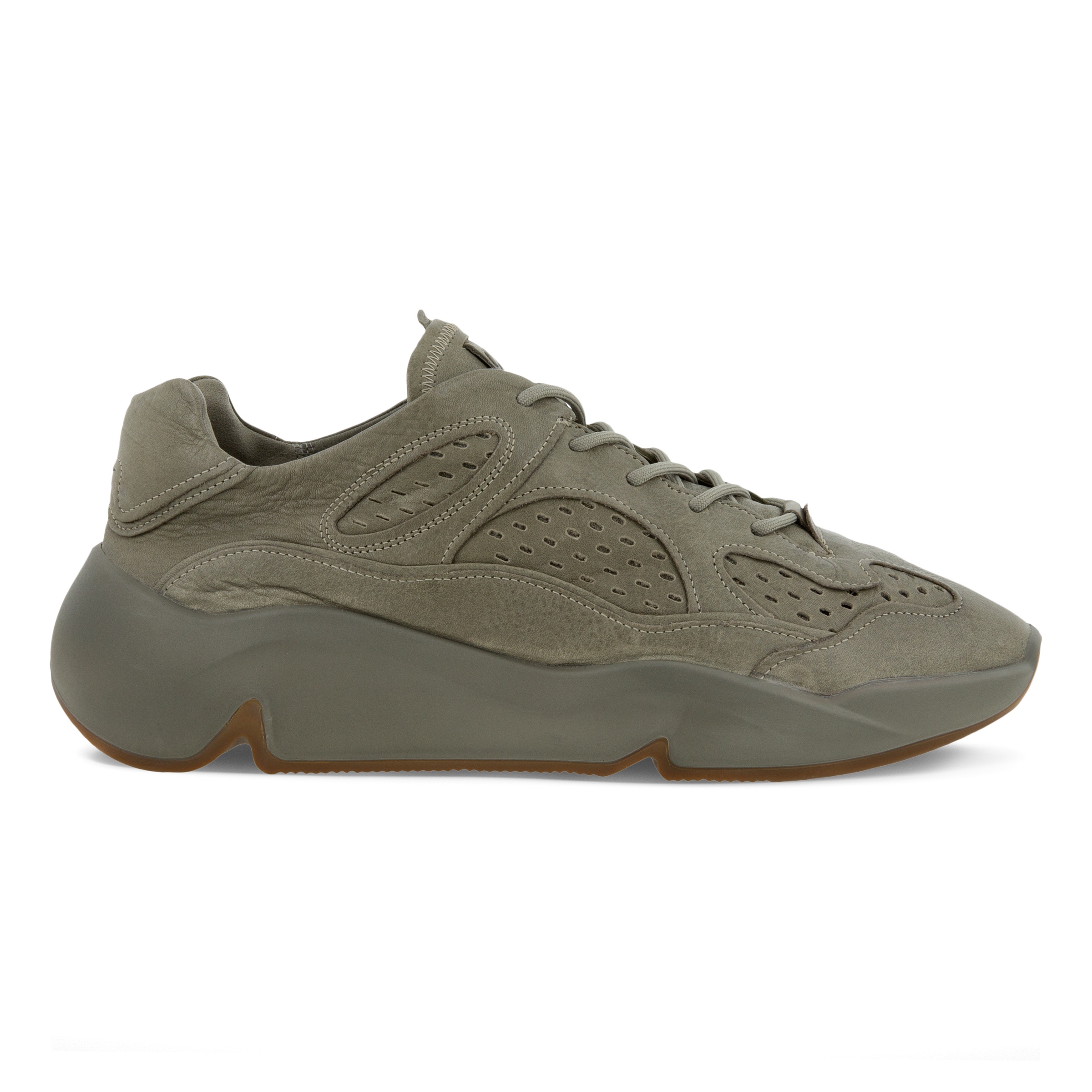 ECCO CHUNKY SNEAKER M Laced Sh - Green - Outside
