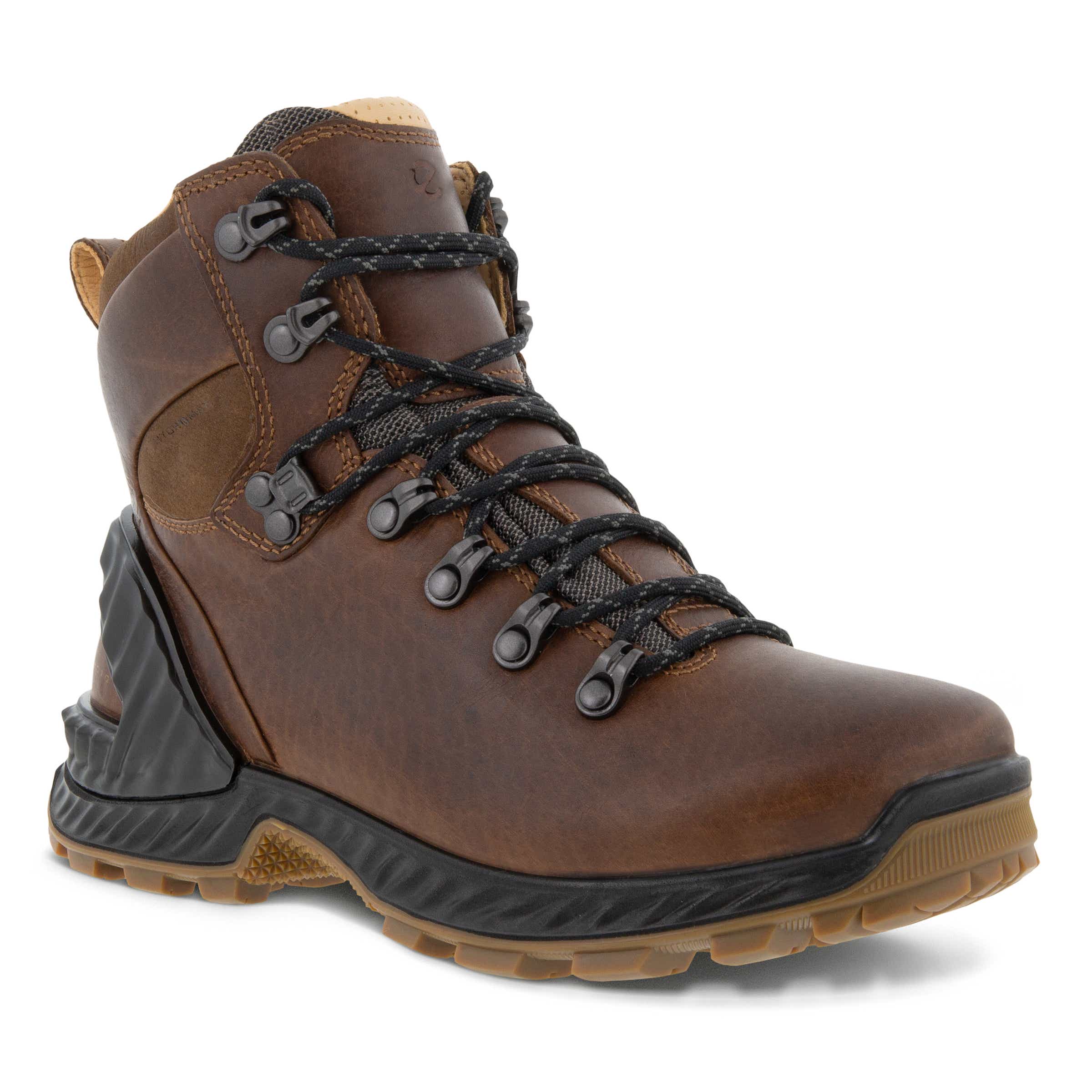 Botas de montaña de caña media de piel ECCO® Exohike para mujer - Marrón - Main
