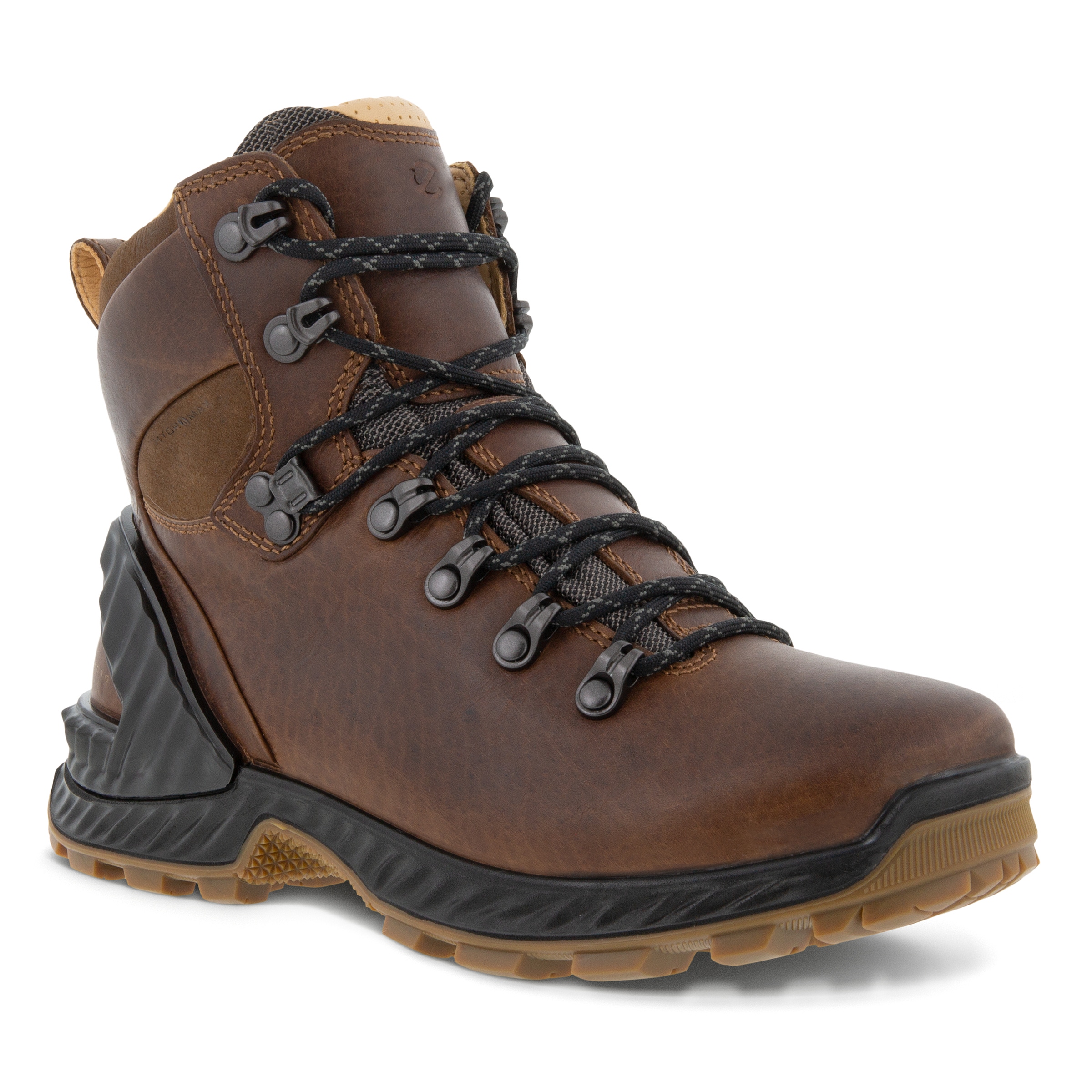 Botas de montaña de caña media de piel ECCO® Exohike para mujer - Marrón - Main