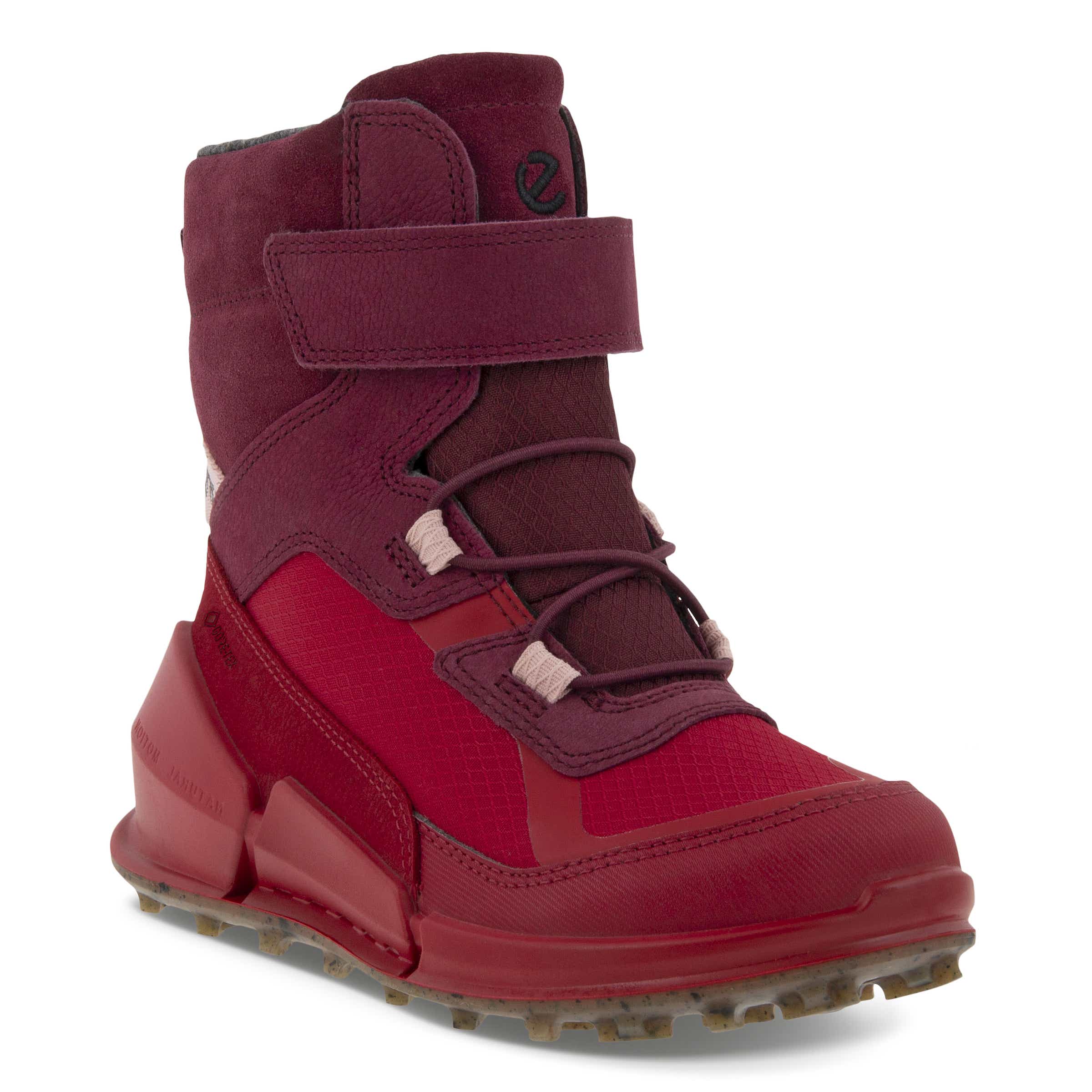 Botines de invierno de nobuk Gore-Tex ECCO® Biom K2 para niño/a - Rojo - Main