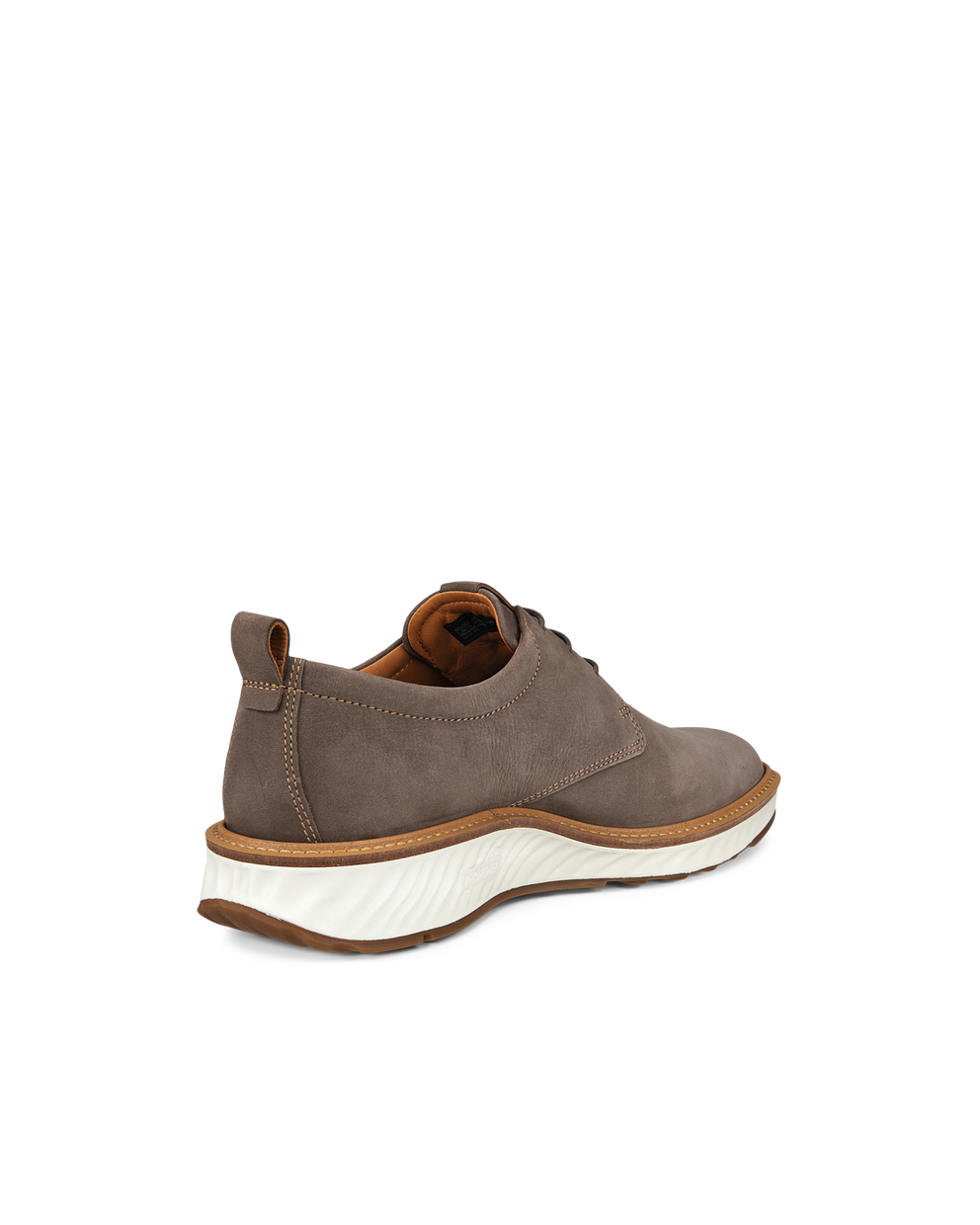 Men's ECCO® St.1 Hybrid Nubuck Derby Shoe - Brown - Back