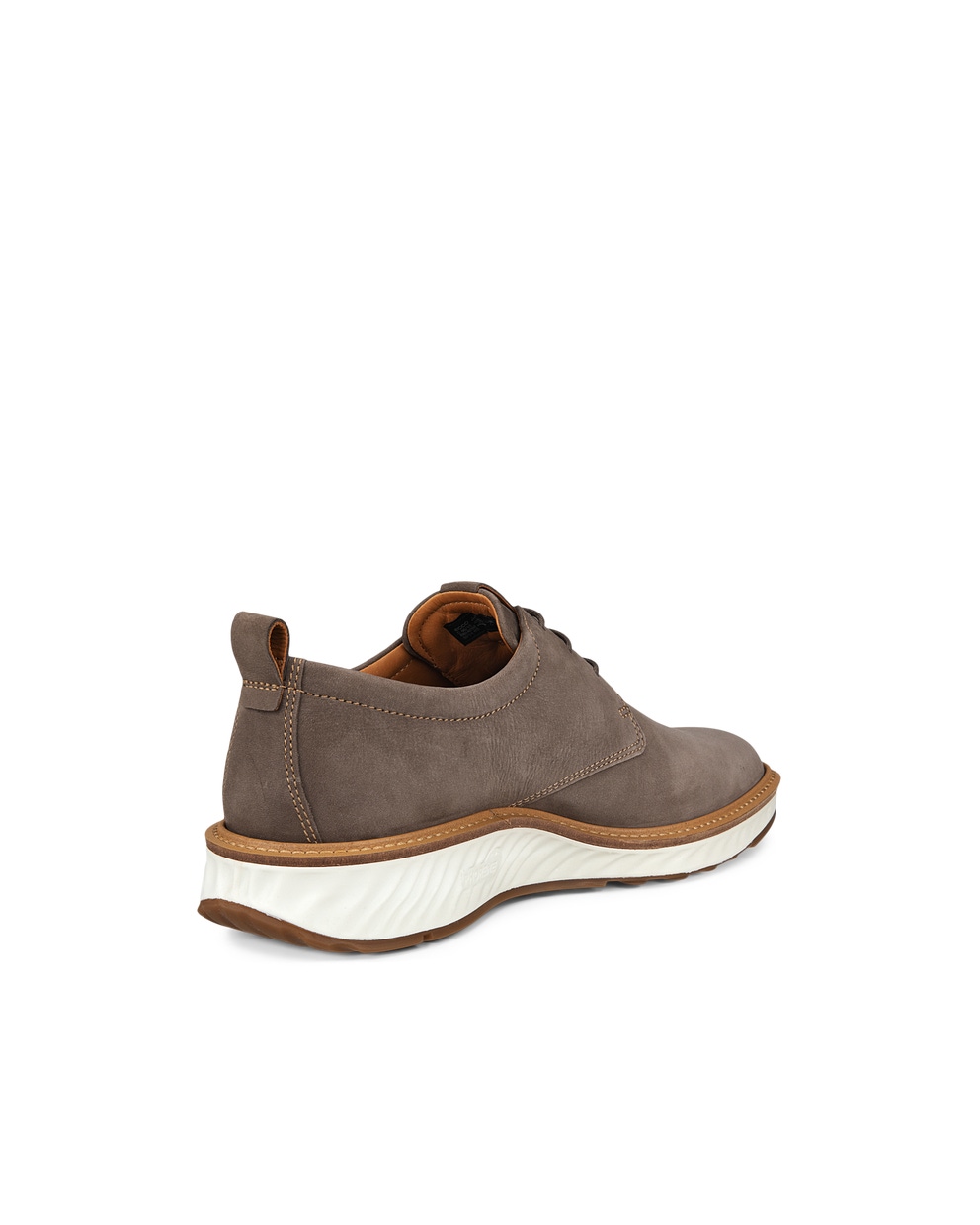 Men's ECCO® St.1 Hybrid Nubuck Derby Shoe - Brown - Back