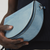 ECCO® Indigo Leather Saddle Bag - Blue - Modelshot-1