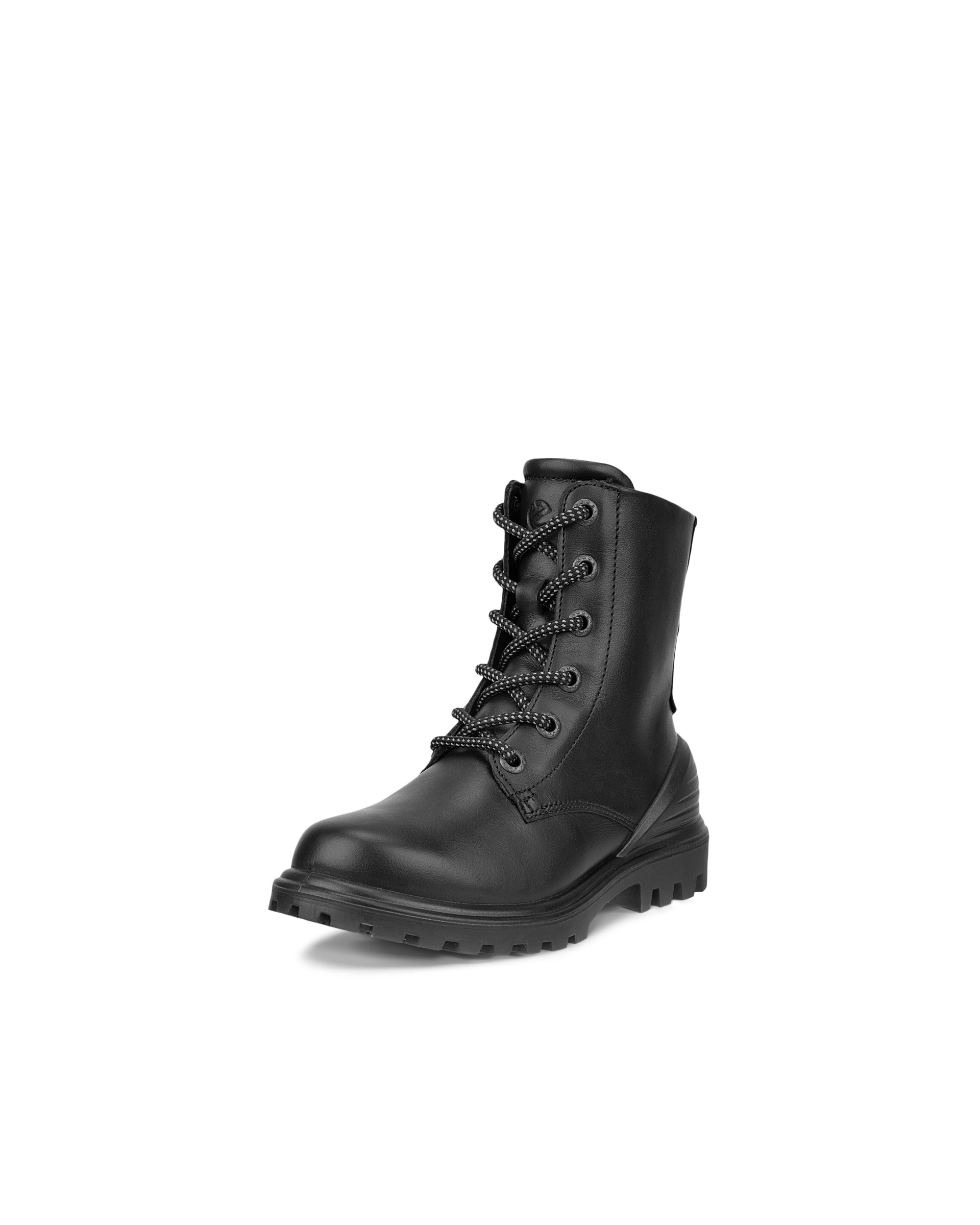 Botas de caña media de piel con cordones ECCO® Tredtray para niño/a - Negro - Main
