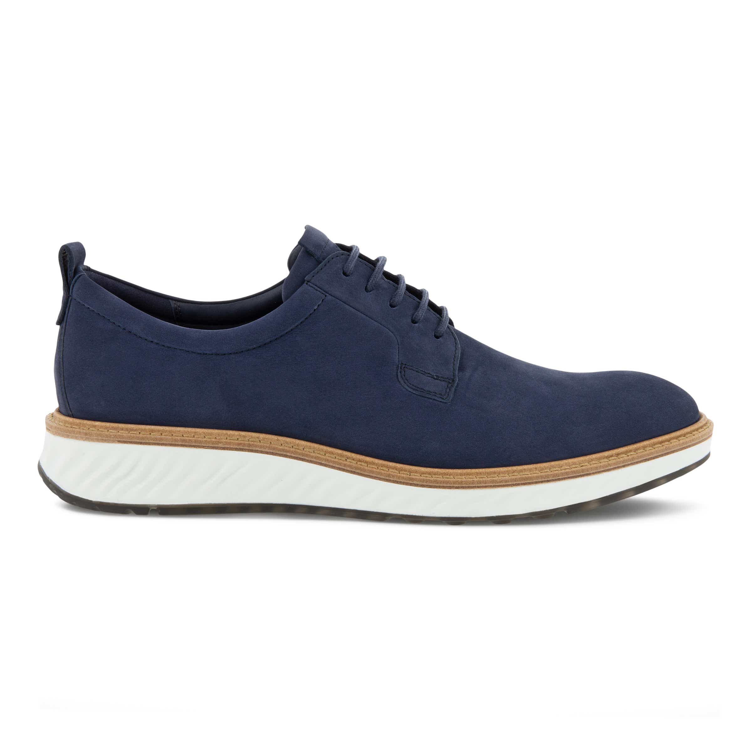 ECCO ST.1 Hybrid メンズ ヌバックダービーシューズ - ブルー - Outside