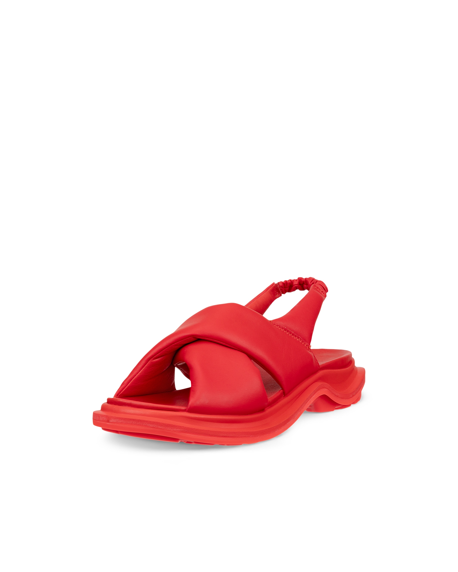 Sandalias de piel para caminar ECCO® Offroad para mujer - Rojo - Main