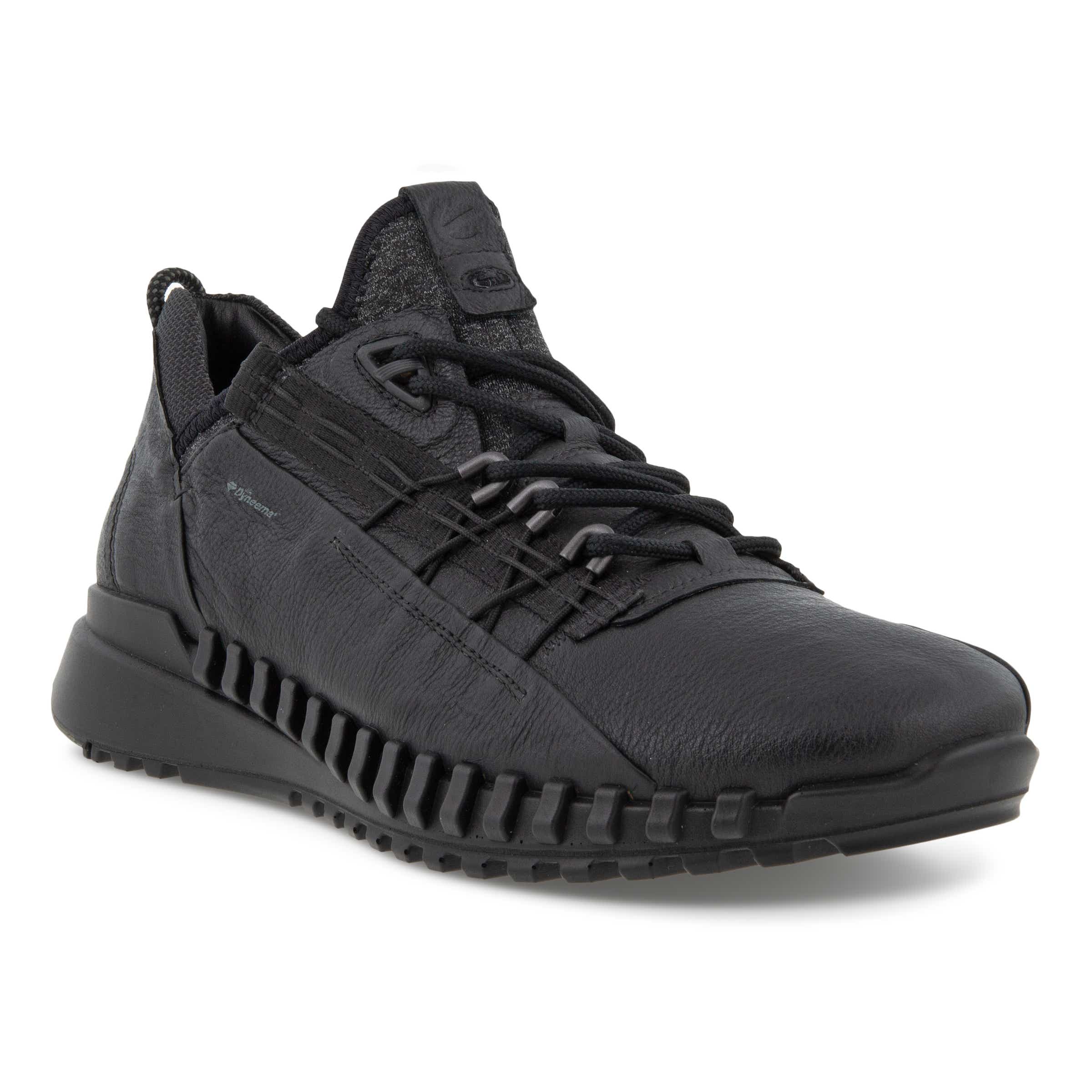 ECCO Zipflex Dyneema メンズ レザースニーカー - ブラック - Main