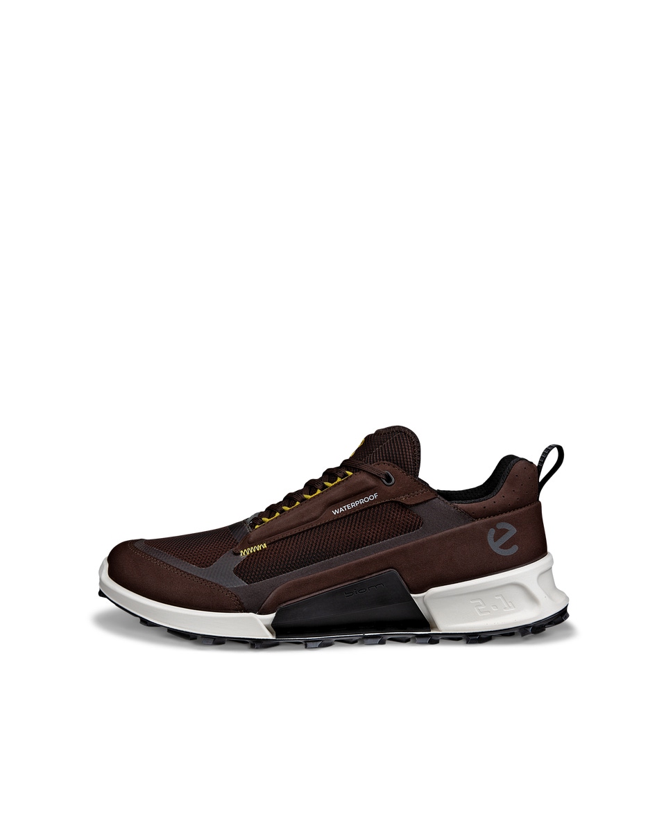 ECCO Biom 2.1 X Mountain baskets en nubuck impermeable pour homme Brun