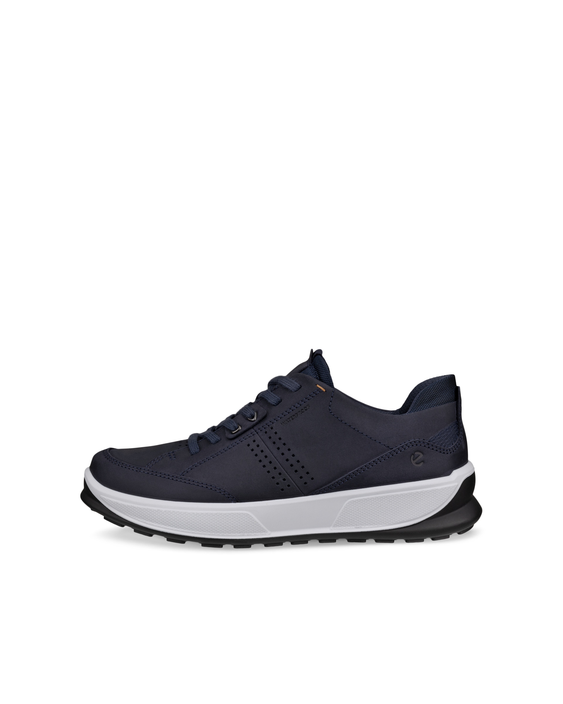 Men's ECCO® Byway 2.0 Nubuck Waterproof Shoe - Blue - Outside