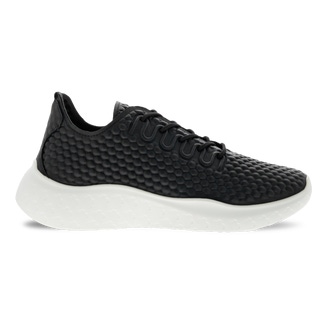 Men's ECCO® Therap Leather Sneaker - Black - Outside