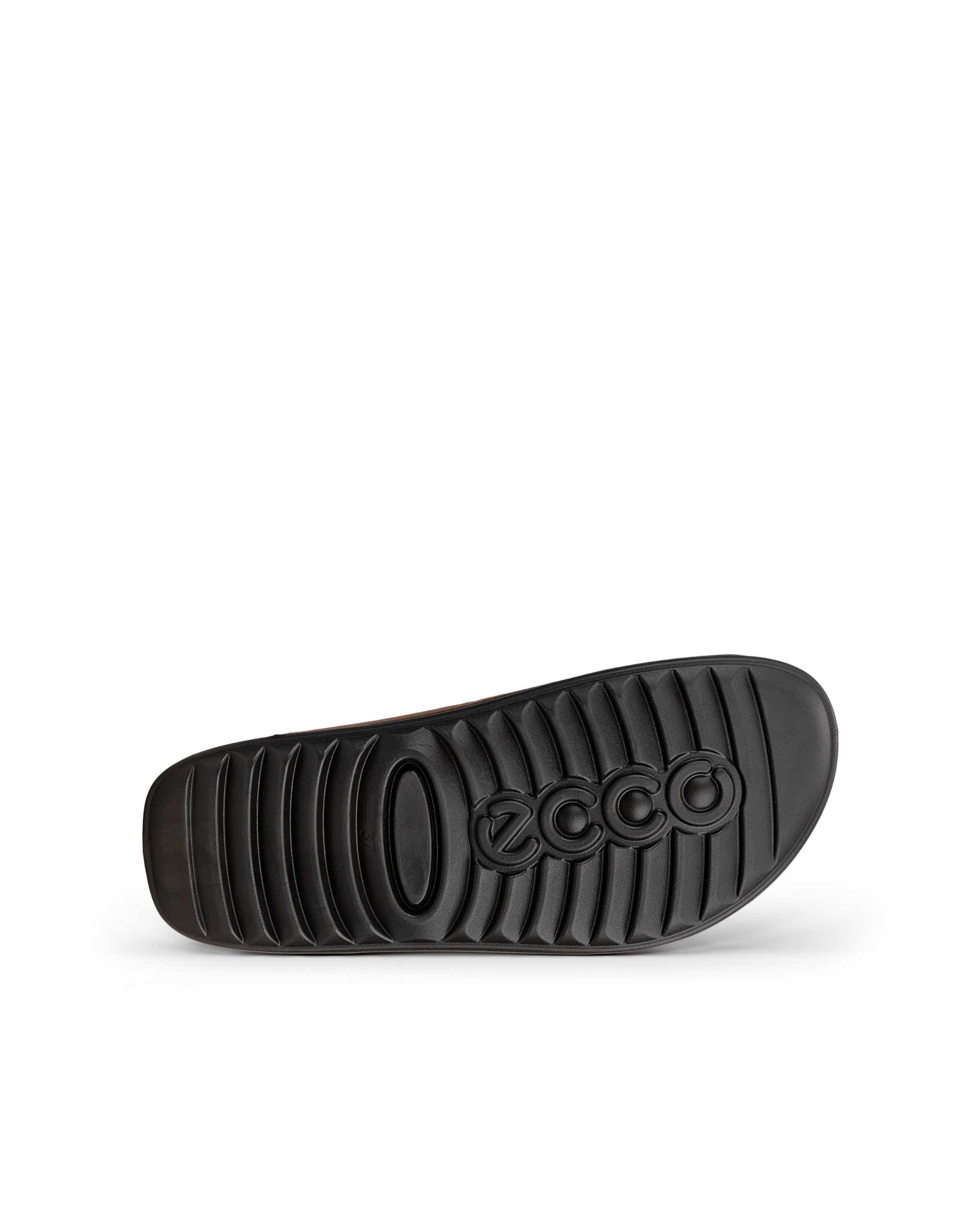 Sandalias con dos tiras de nobuk ECCO® Cozmo para mujer - Marrón - Sole