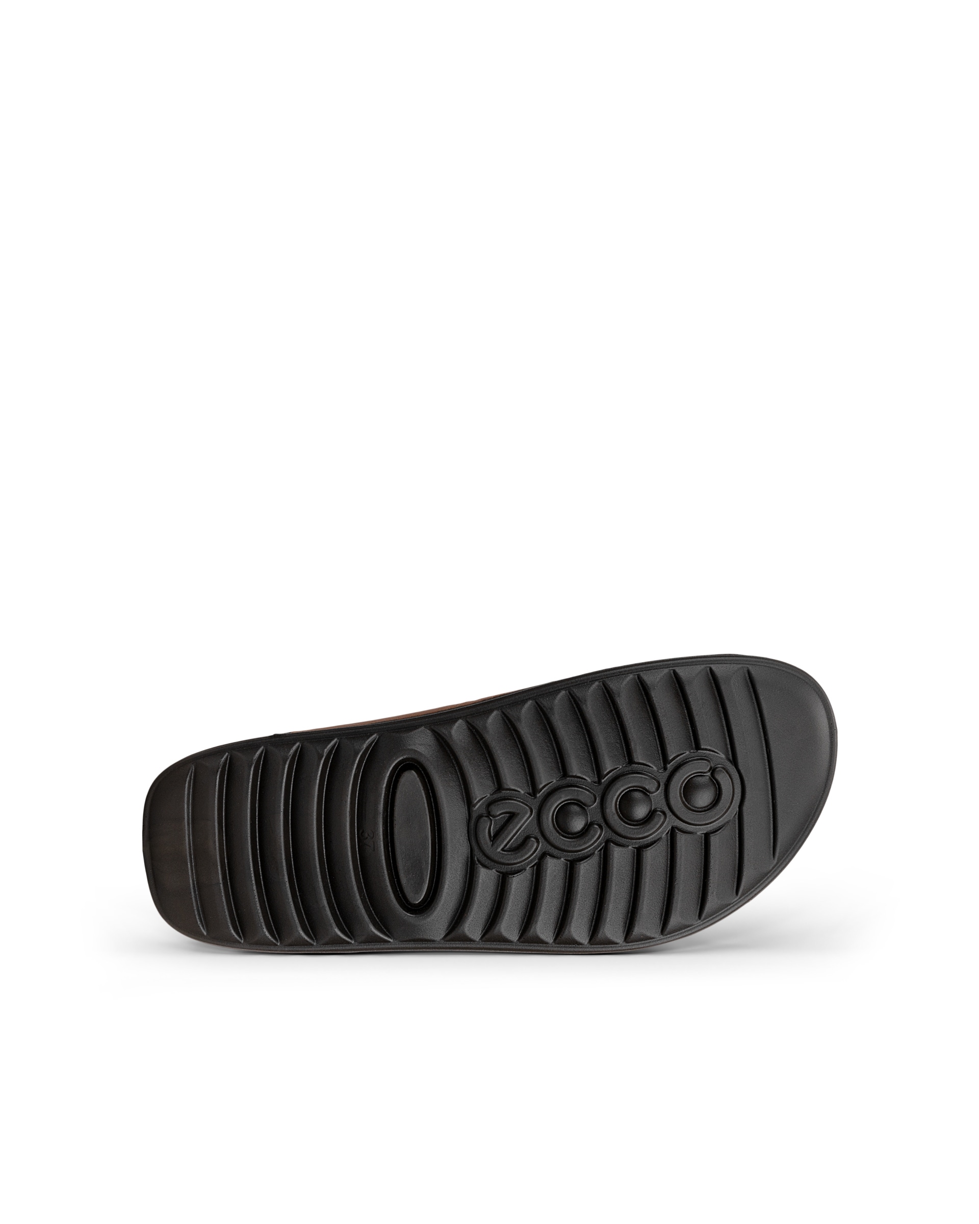 Sandalias con dos tiras de nobuk ECCO® Cozmo para mujer - Marrón - Sole